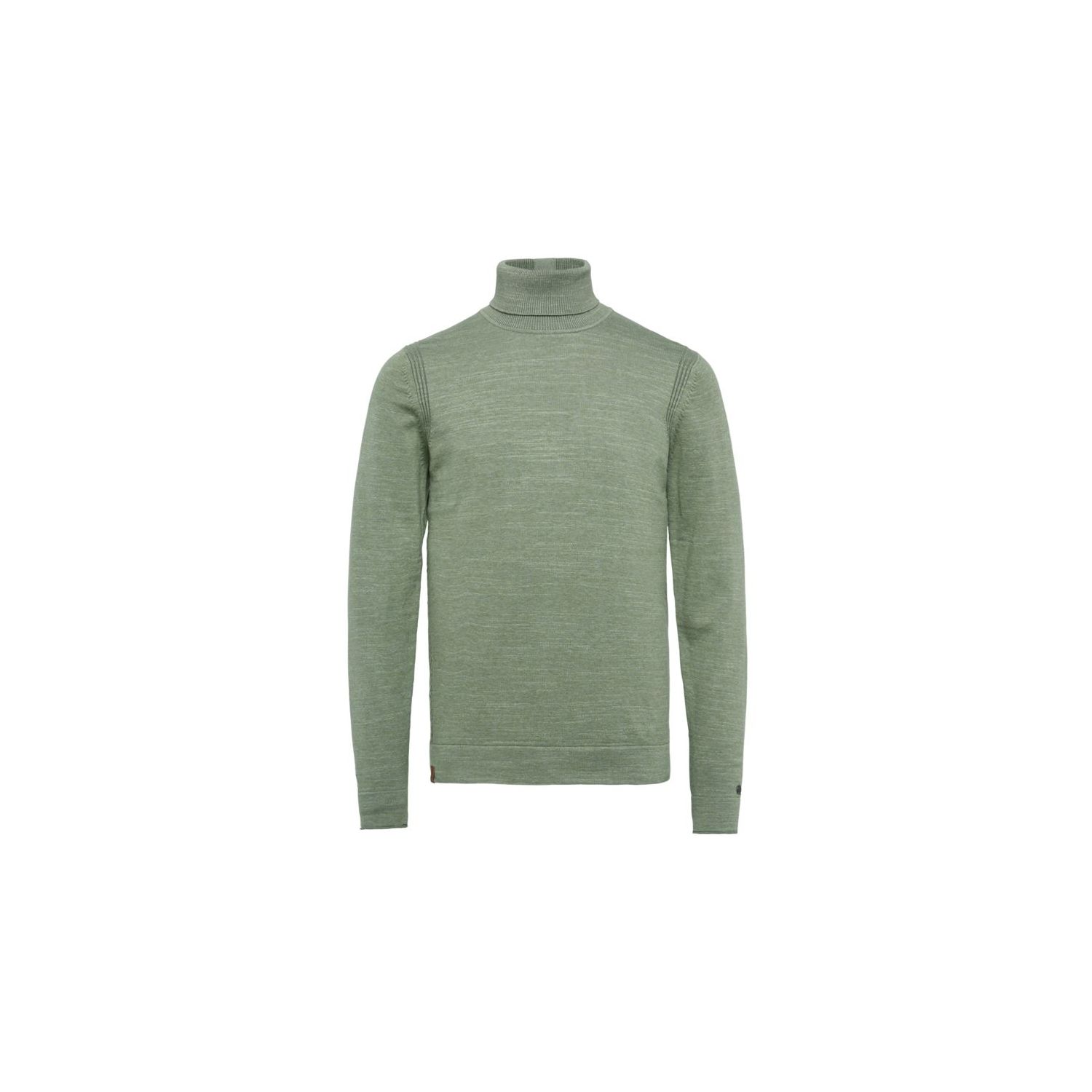 Cast Iron turtleneck cotton heather plated sea