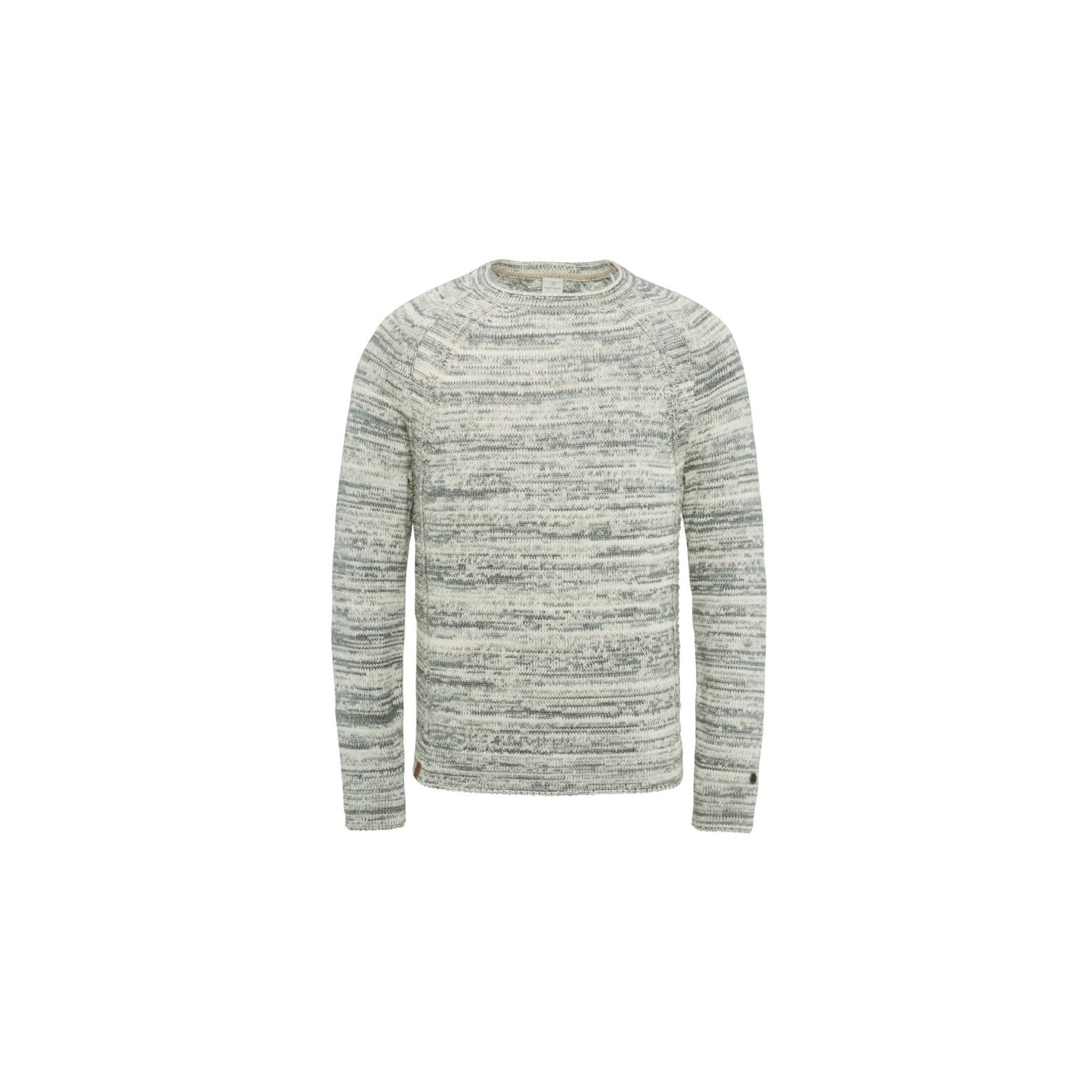 Cast iron crewneck cotton structure bone white