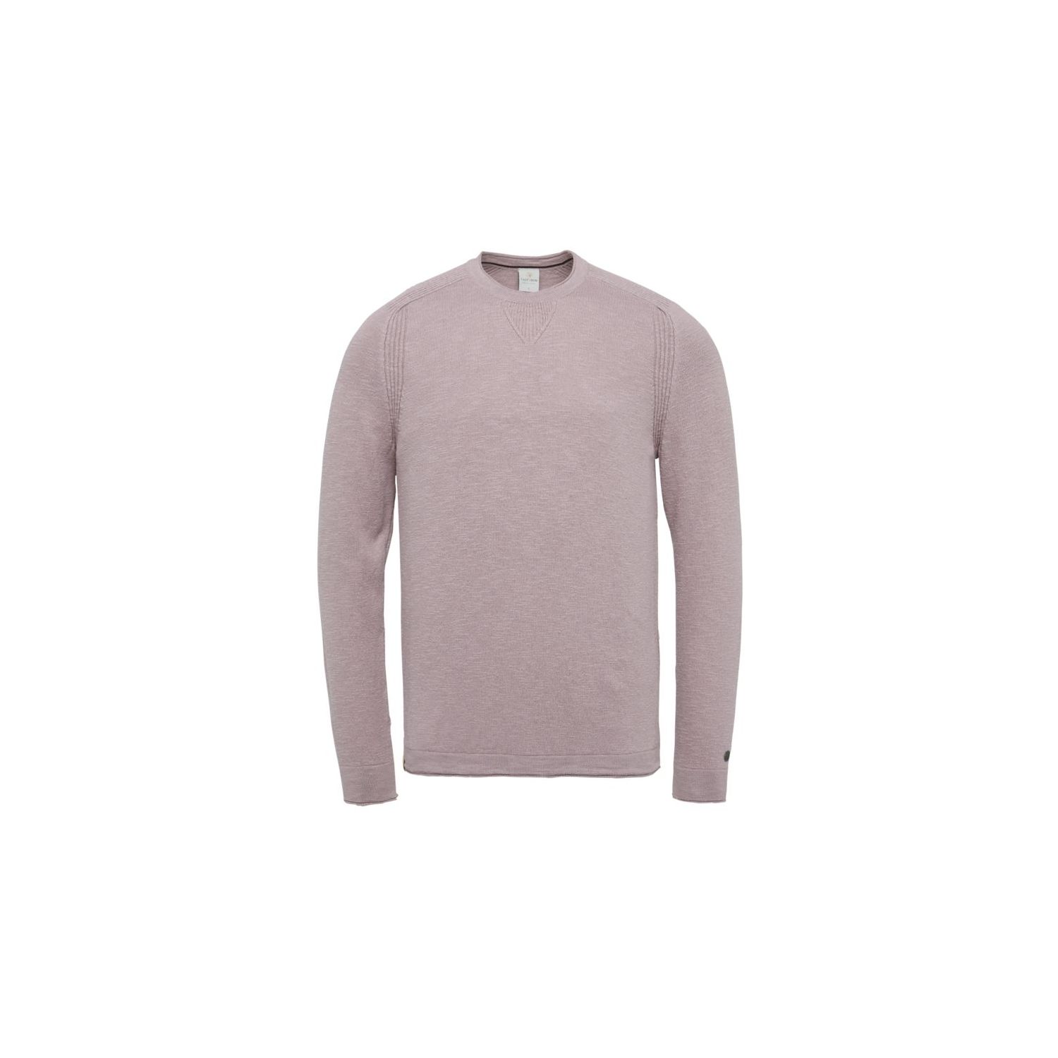 Cast Iron crewneck linen cotton slub purple dove