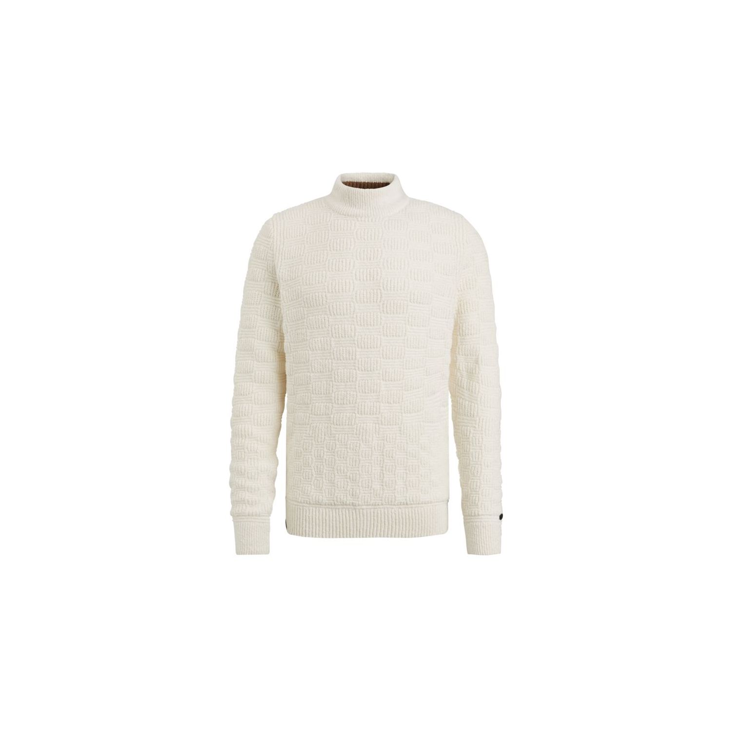 Cast Iron mock neck cotton soft sweater moonstruck