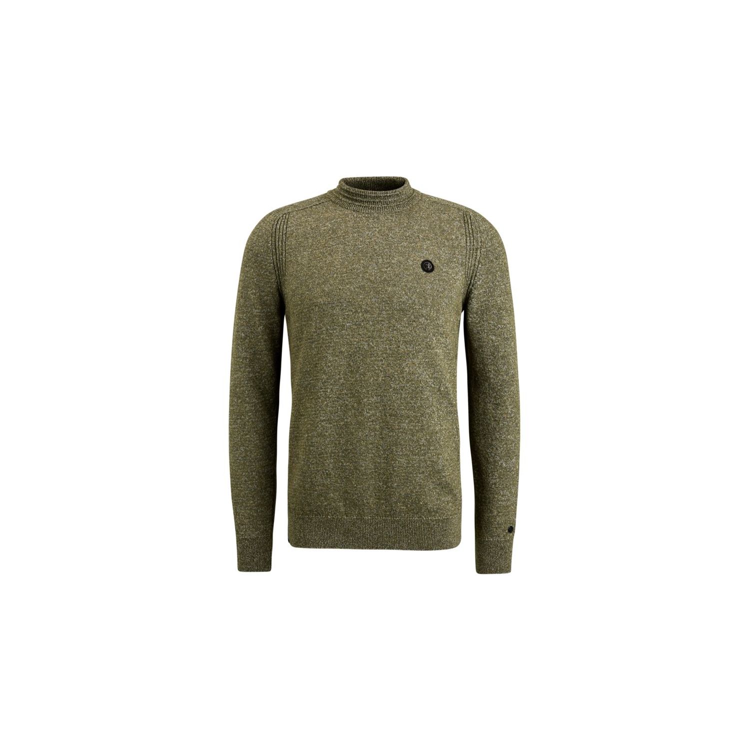 Cast iron r-neck cotton mix mockneck kambaba