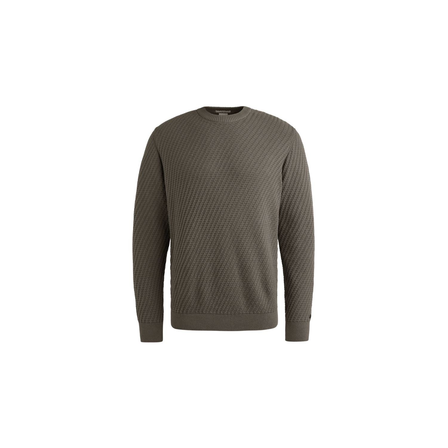 Cast Iron Crewneck regular fit cotton stretc Grani