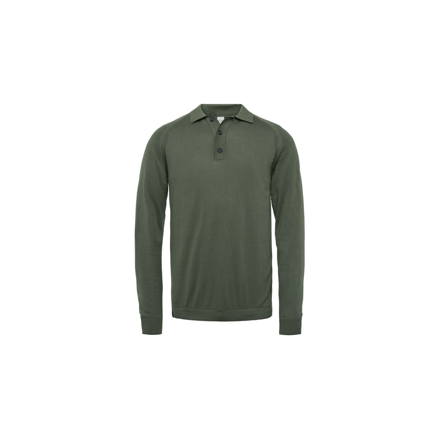 Cast Iron l/s polo cotton modal beetle