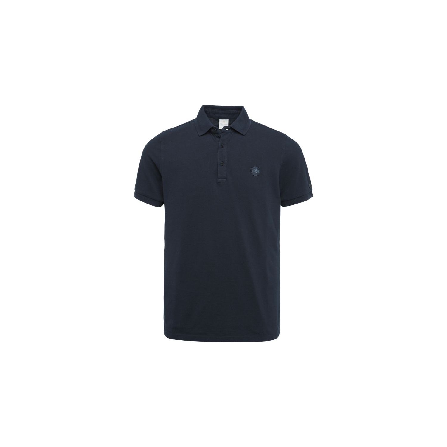 Cast Iron polo organic cotton pique sky captain