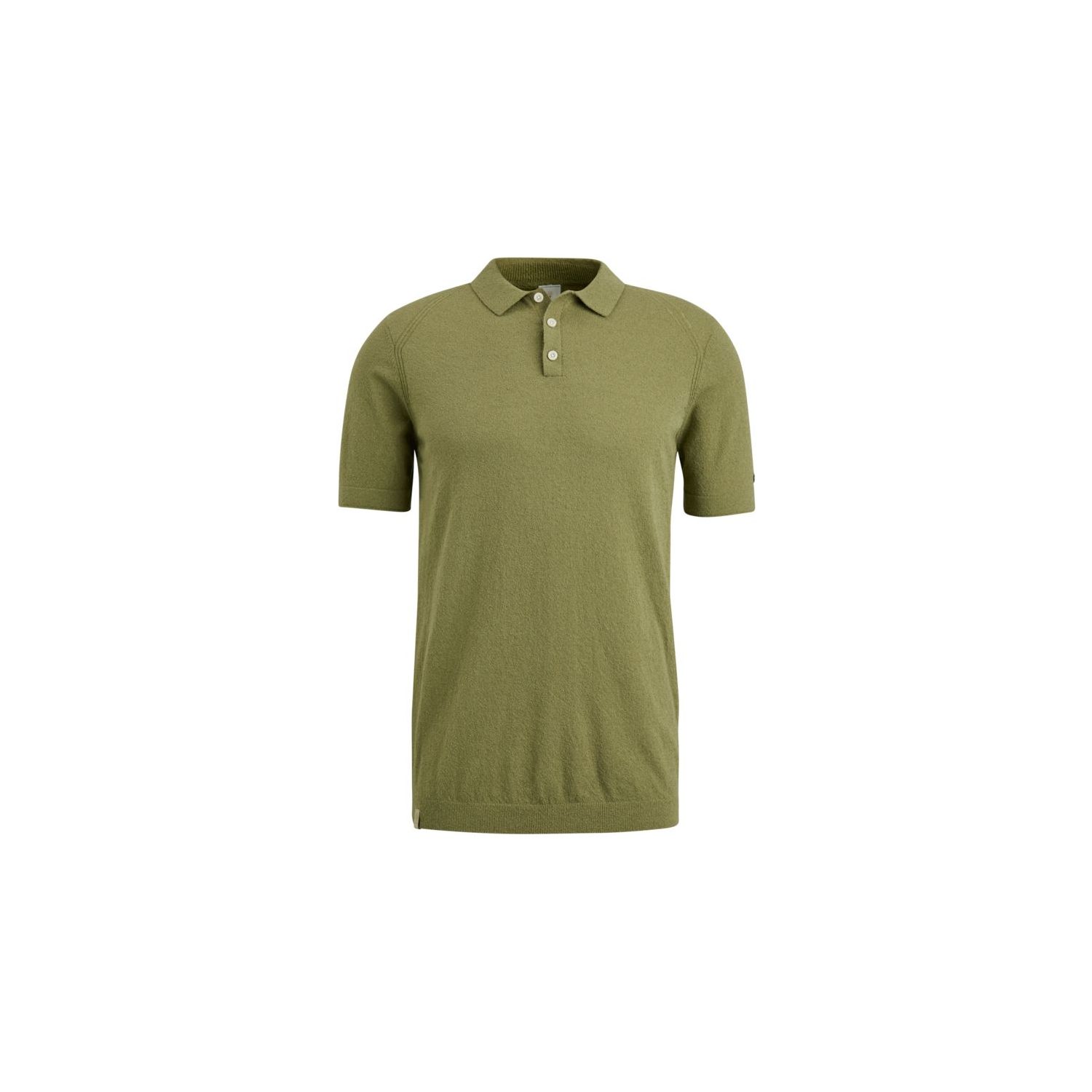 Cast Iron s/s polo cotton blend cedar