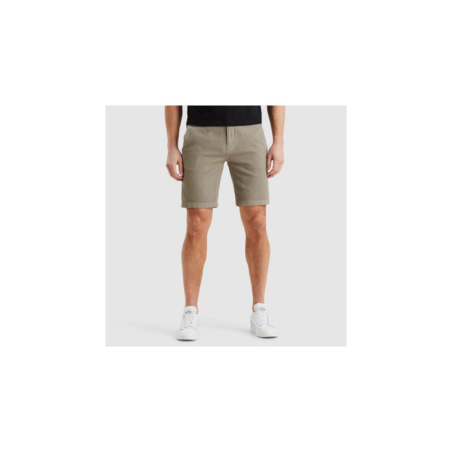 Cast iron chino short structure elephant skin