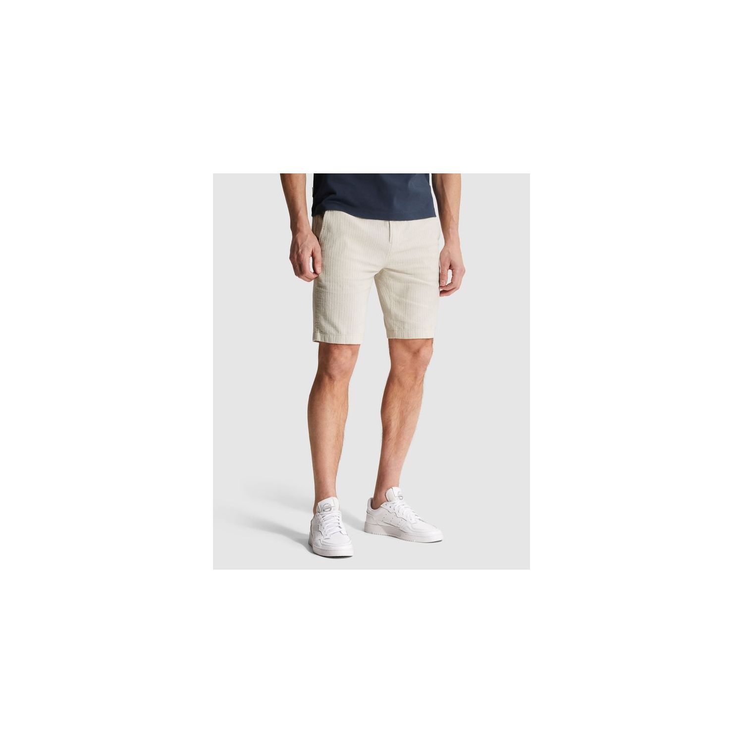 Cast Iron CHINO SHORTS STRUCTURE Silver Birch