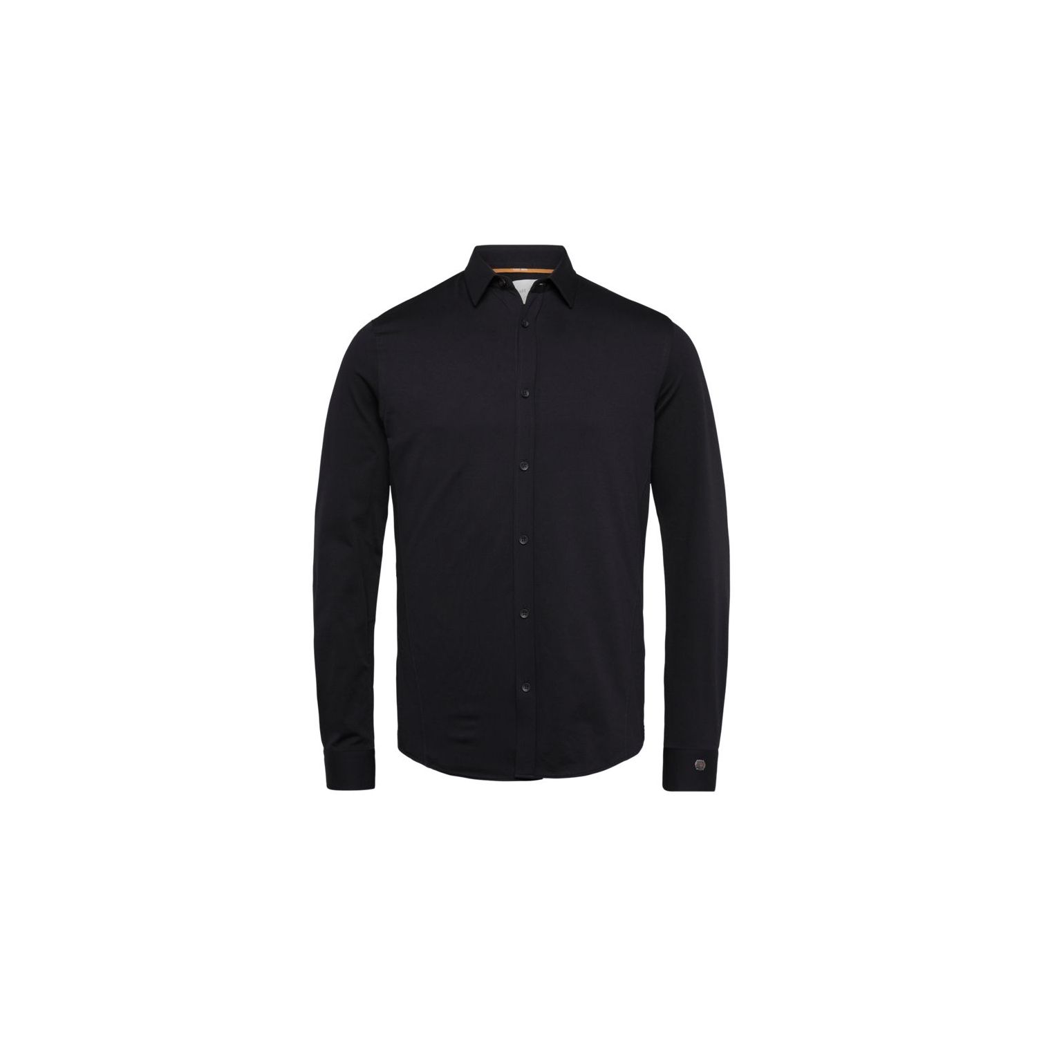 Cast iron shirt twill jersey two tone black