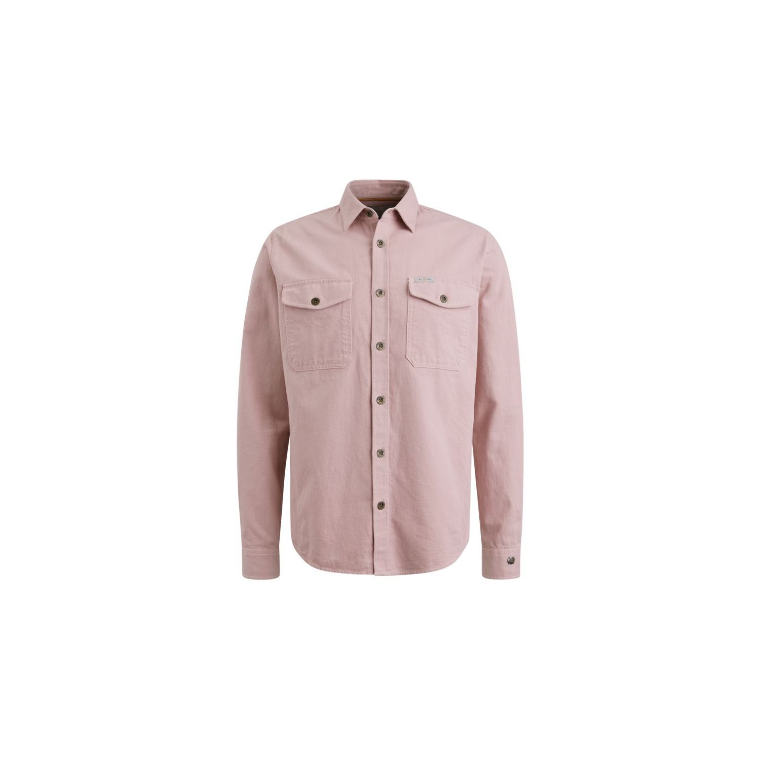 Cast Iron slub twill overshirt regularfit lilac