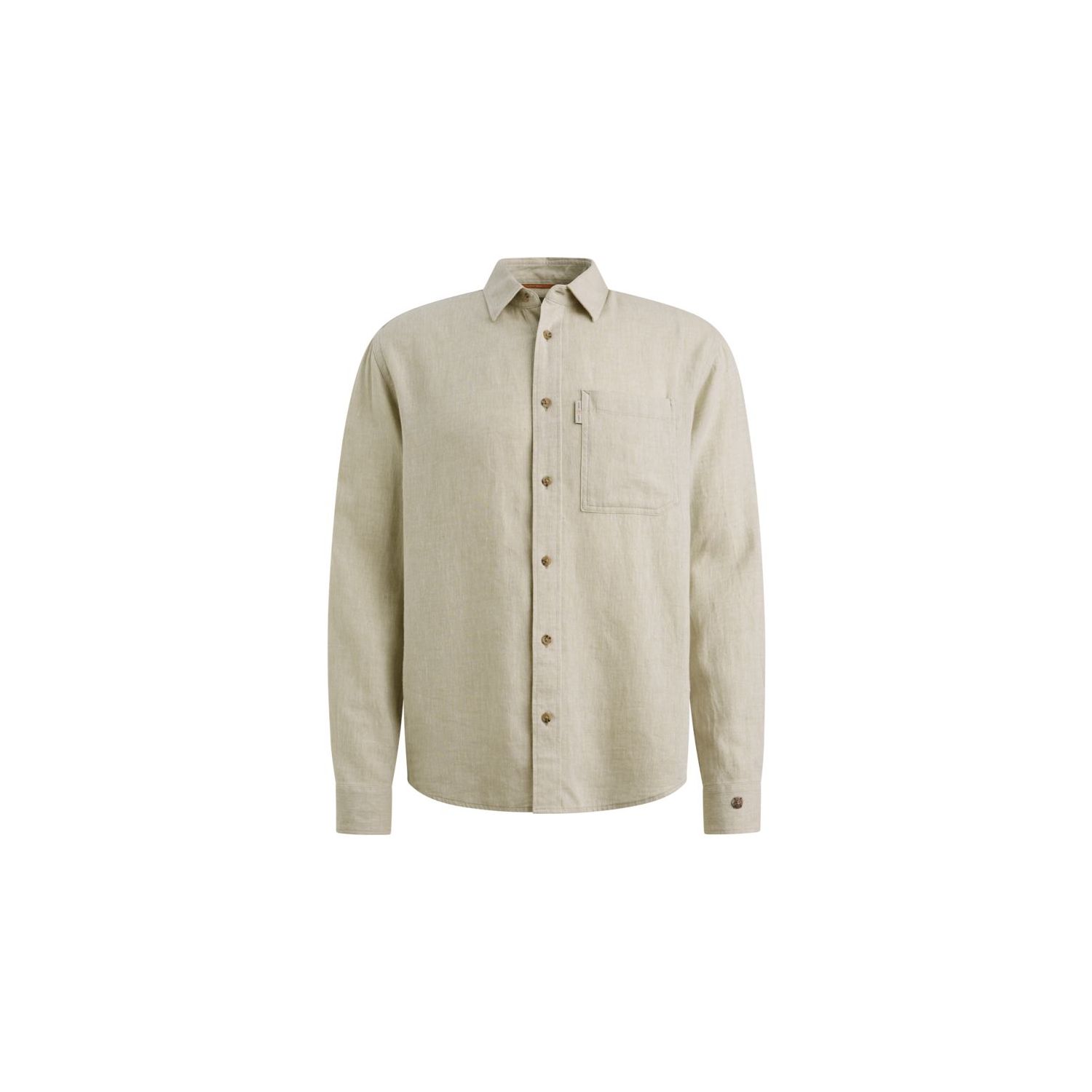Cast Iron Long sleeve shirt Cotton linen yar Tea