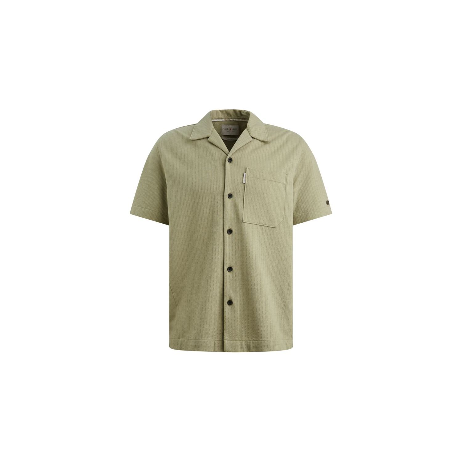 Cast Iron Short Sleeve Shirt Tech Structure Tea