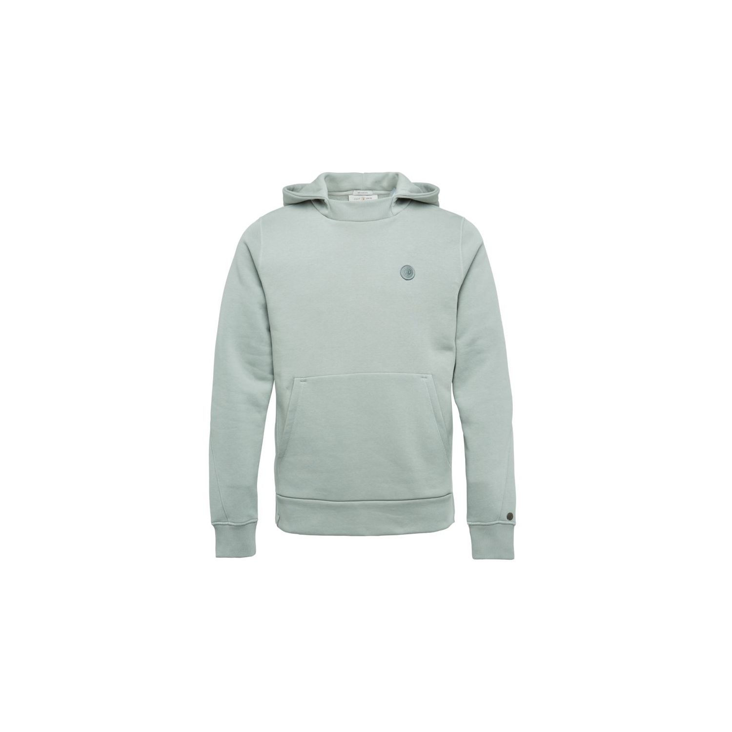 Cast Iron hooded relaxed fit sweat cotton green