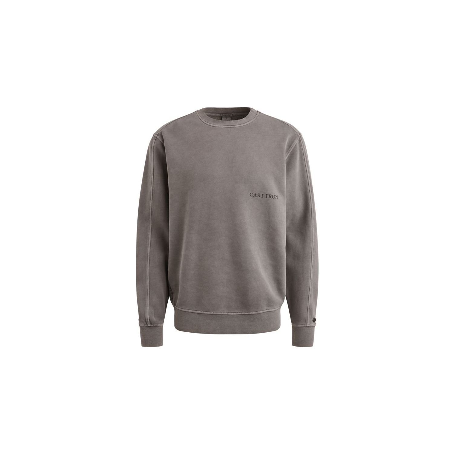 Cast Iron Long sleeve r-neck relaxed fit swe Grani
