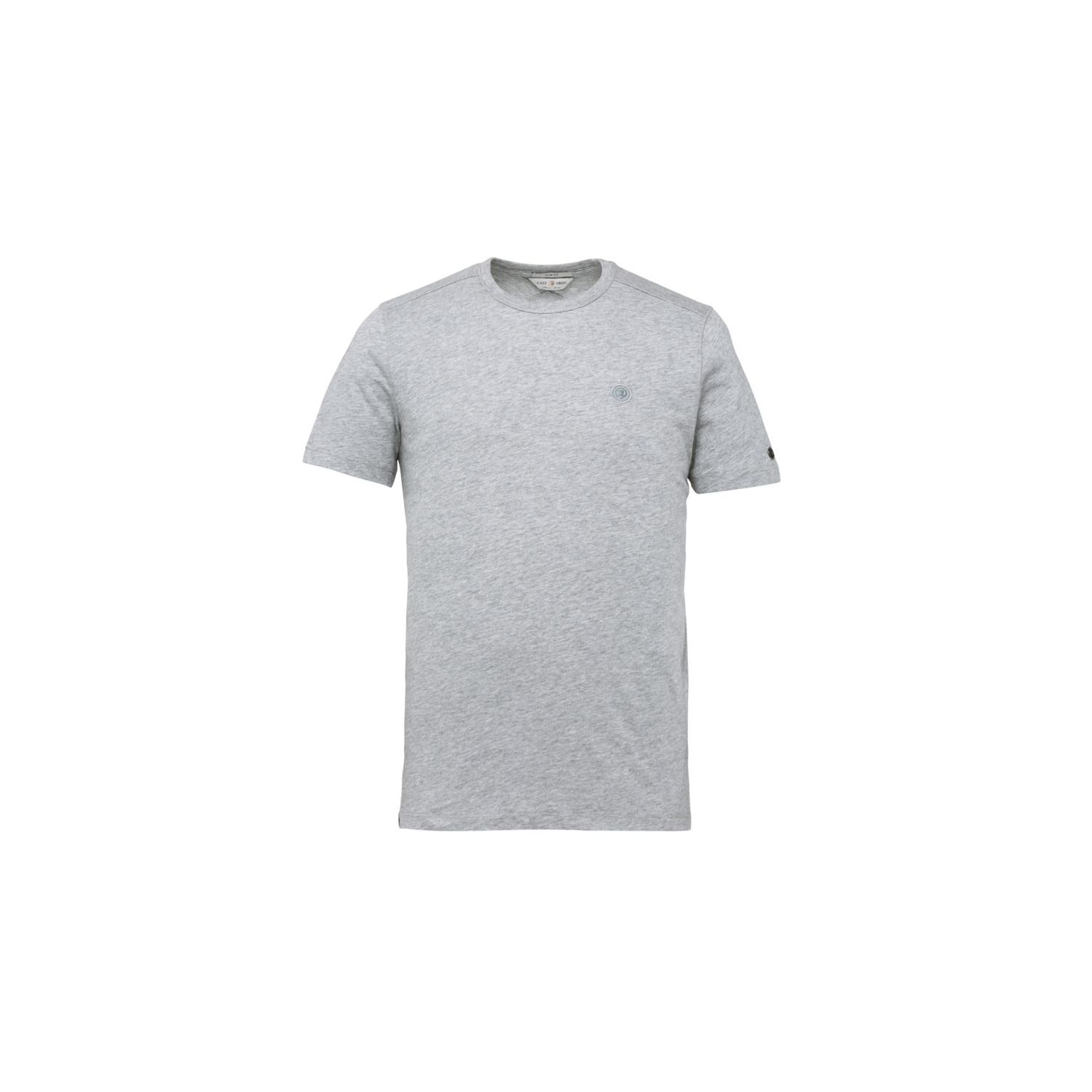 Cast Iron r-neck t-shirt cotton slub grey melee