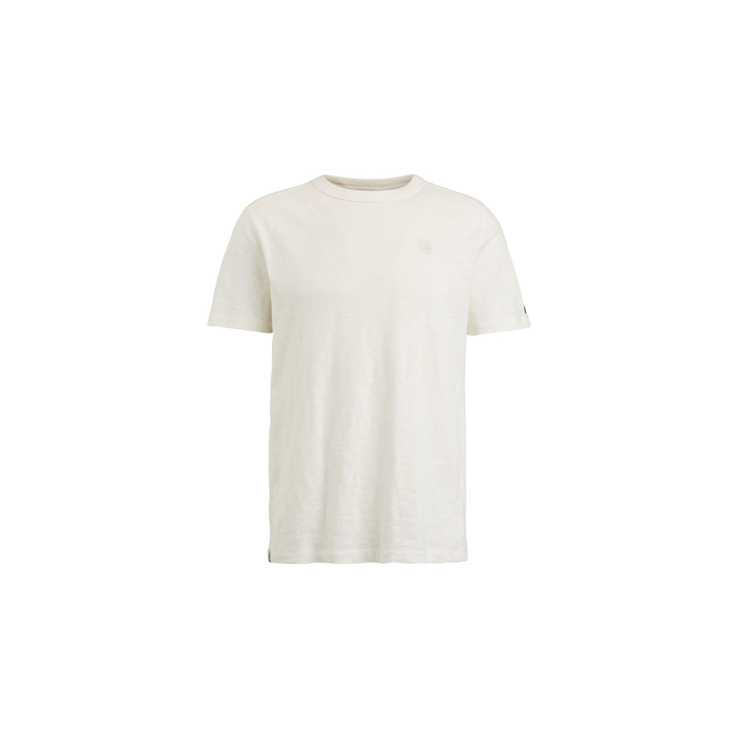 Cast Iron r-neck organic cotton slub snow white