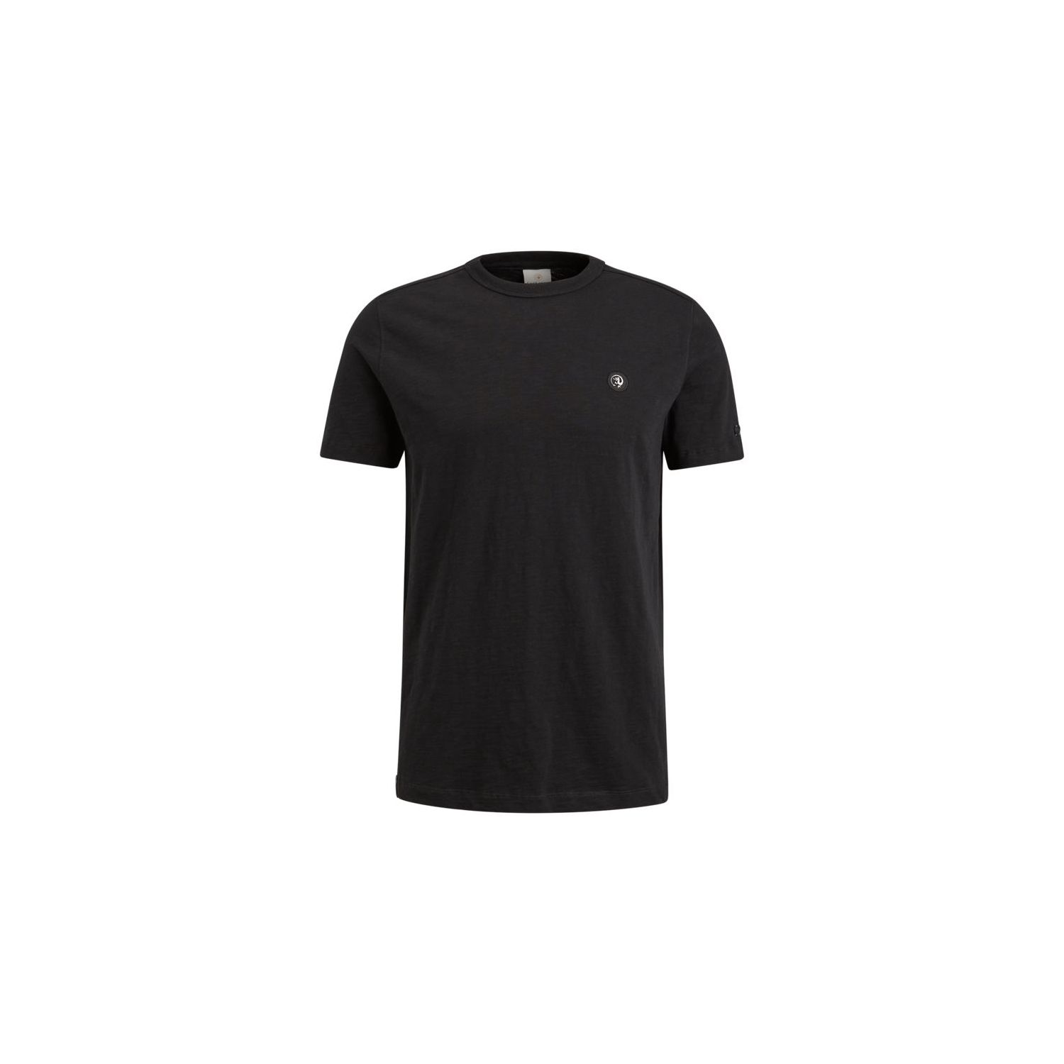 Cast Iron s/s r-neck organic cotton slub black