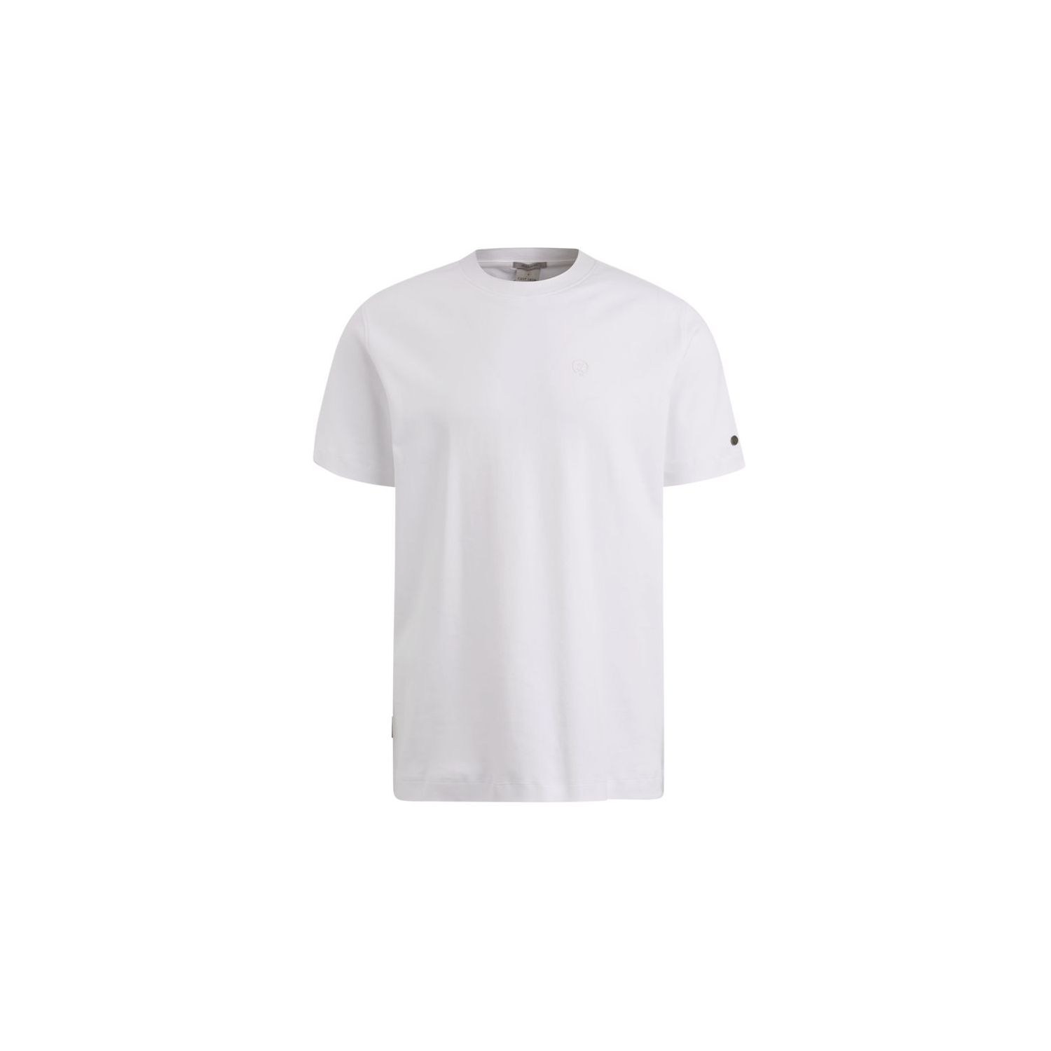 Cast Iron crewneck regular fit interlock snow whit