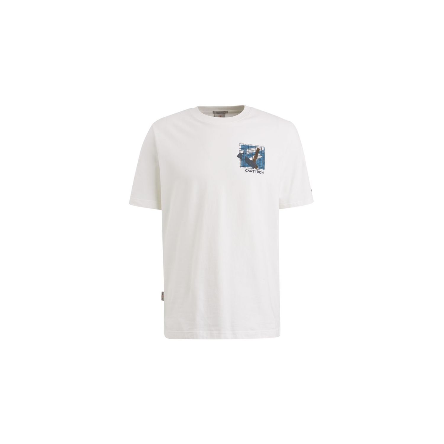 Cast iron s/s r-neck regular fit jersey peached