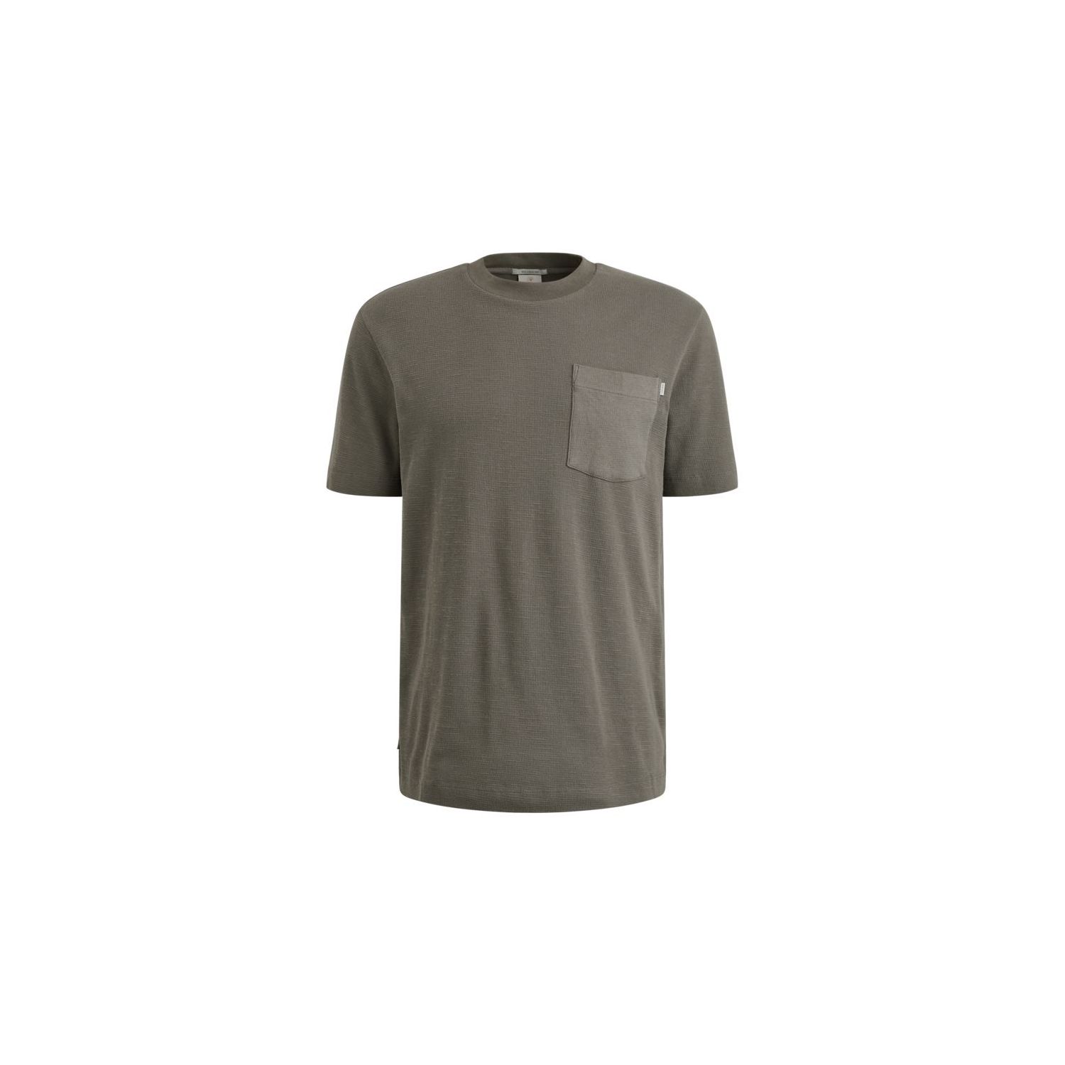 Cast iron s/s r-neck waffle granite gray