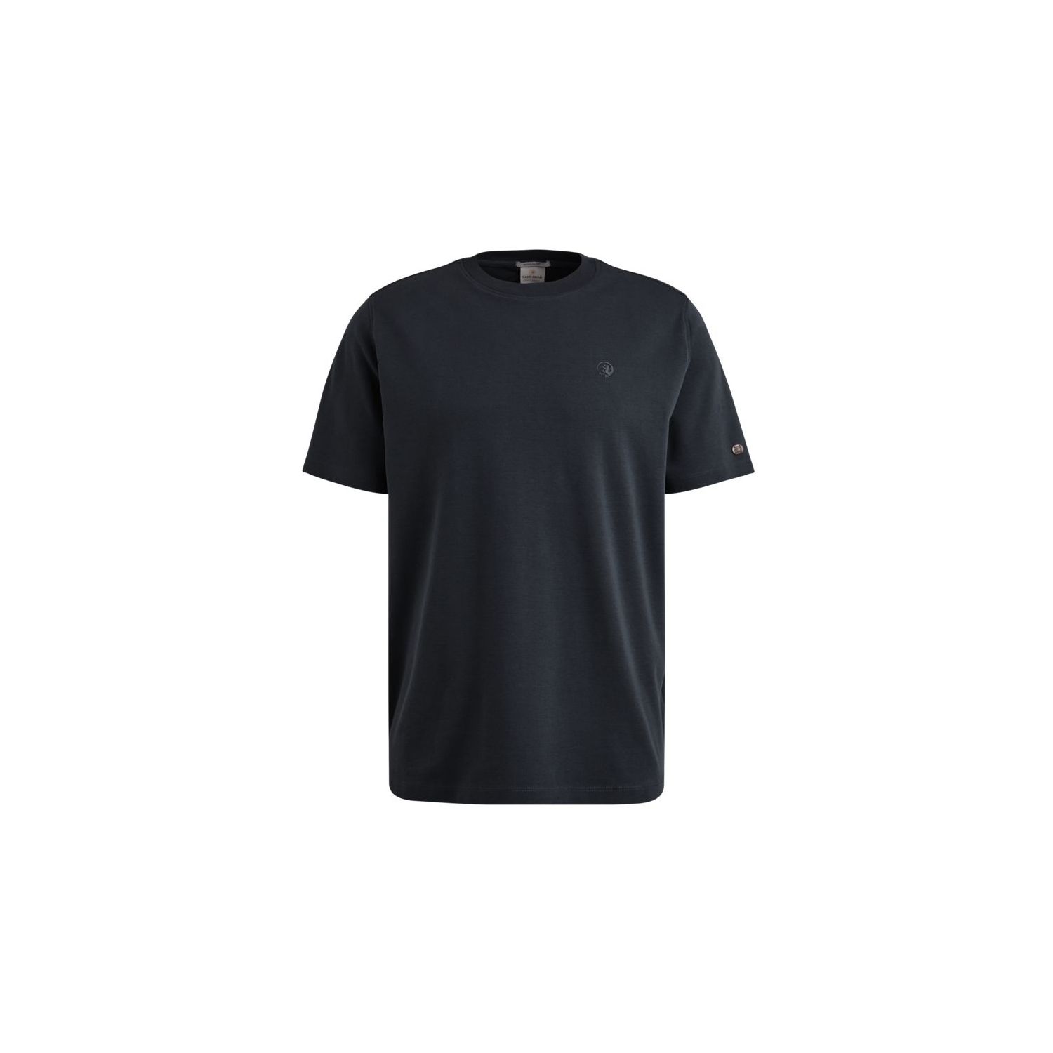 Cast Iron Short sleeve r-neck regular fit in Sea S