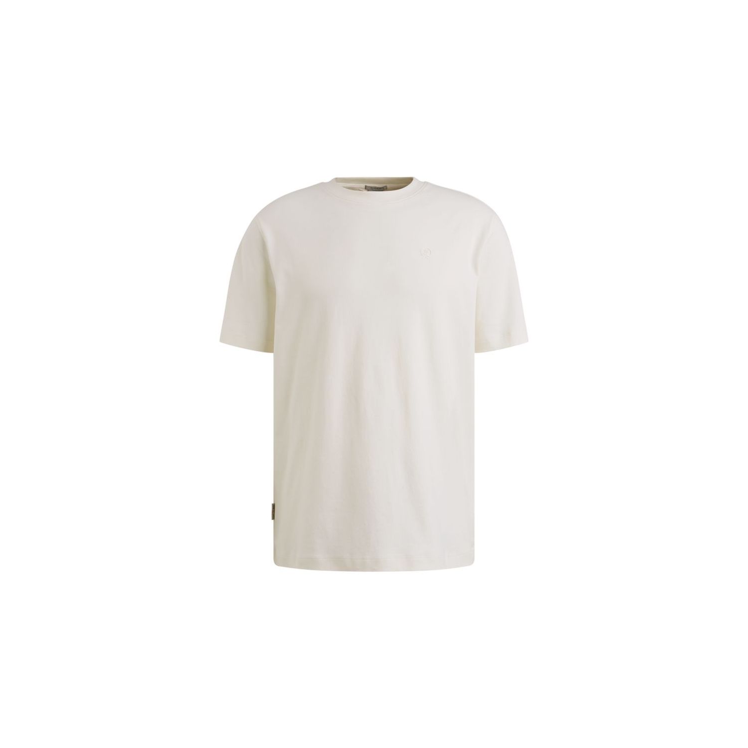 Cast Iron Short sleeve r-neck regular fit in Snow 
