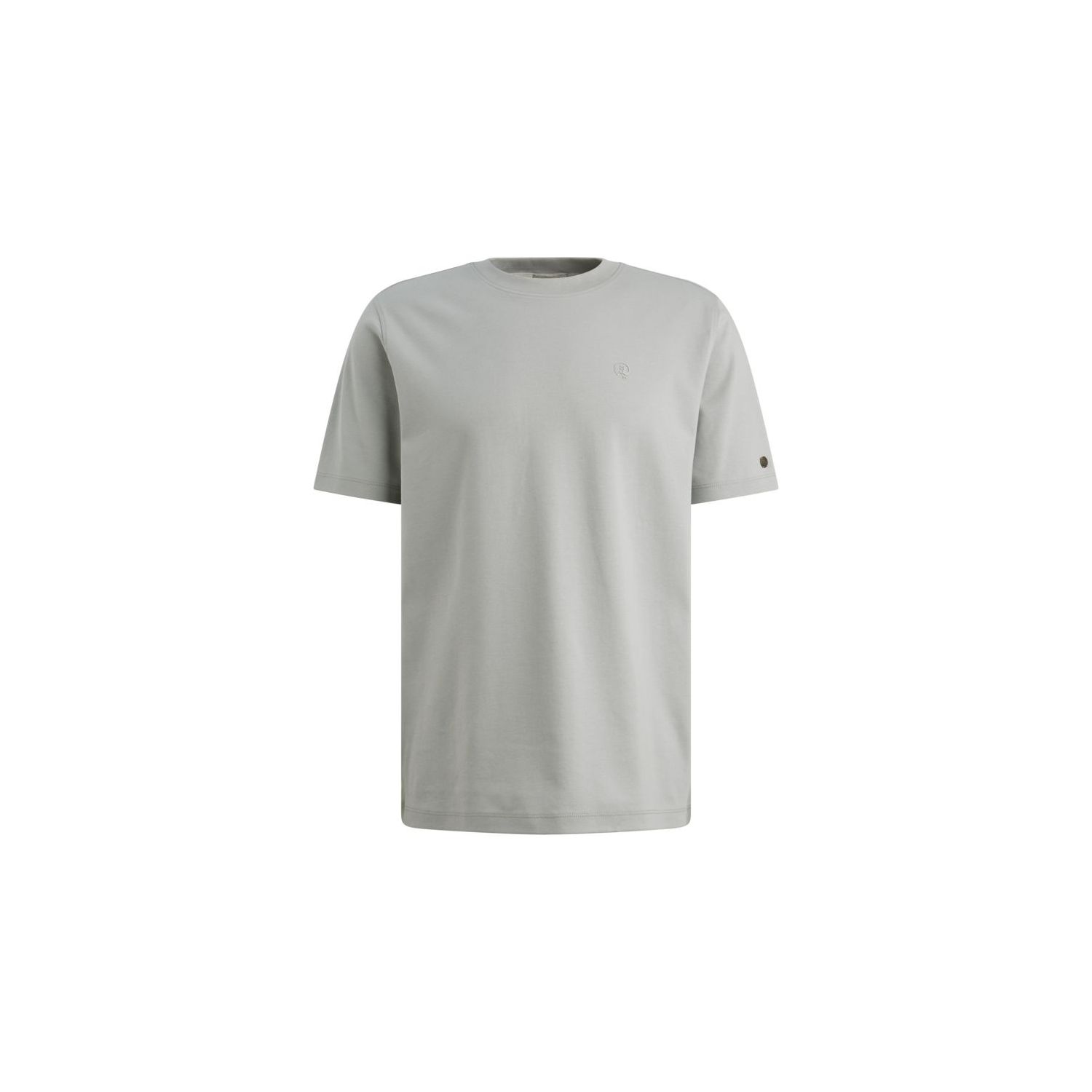 Cast Iron Short sleeve r-neck regular fit in Belga
