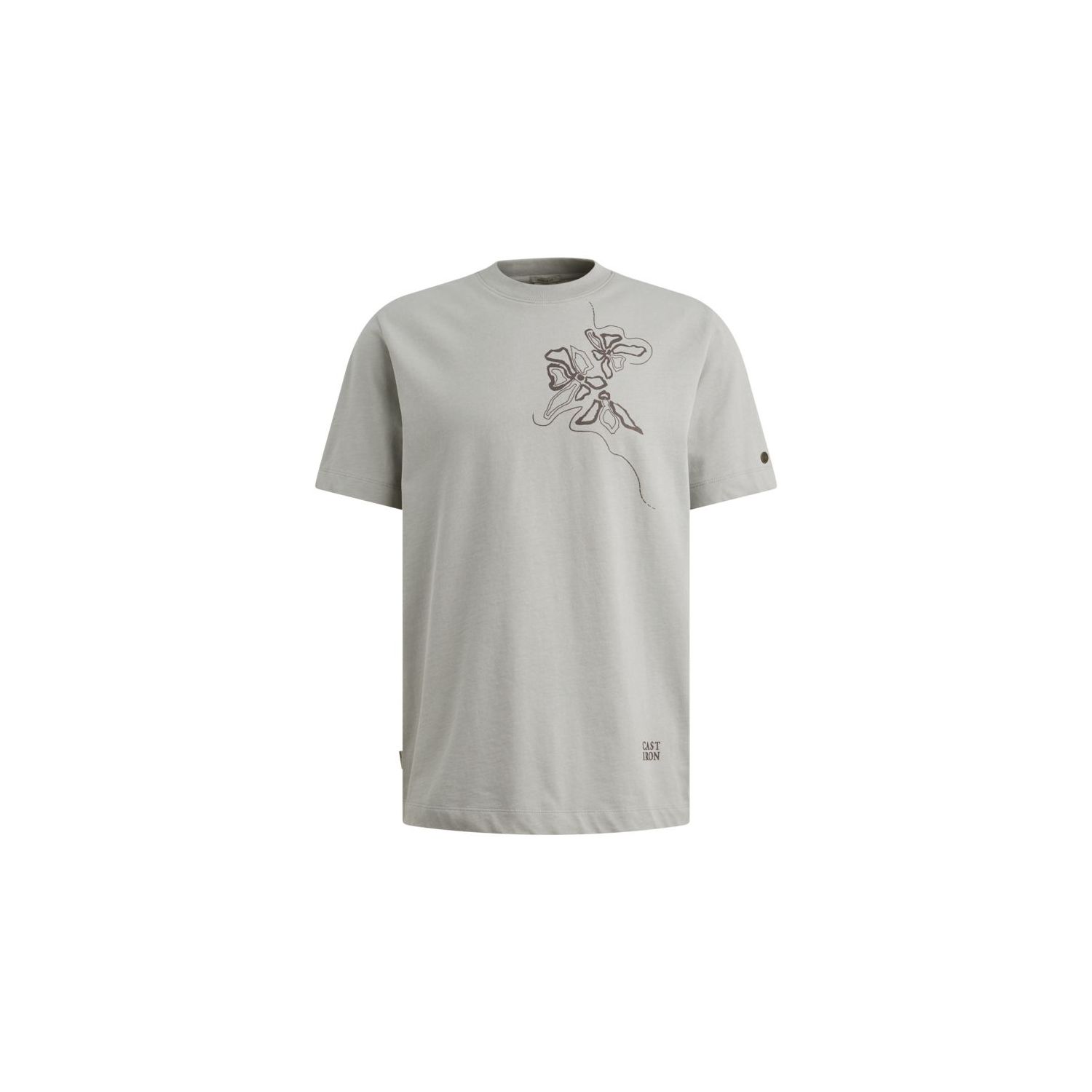 Cast Iron Short sleeve r-neck regular fit si Mirag