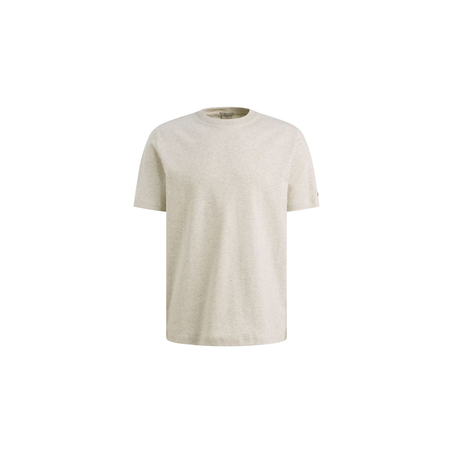 Cast Iron Short sleeve r-neck regular fit in Natur