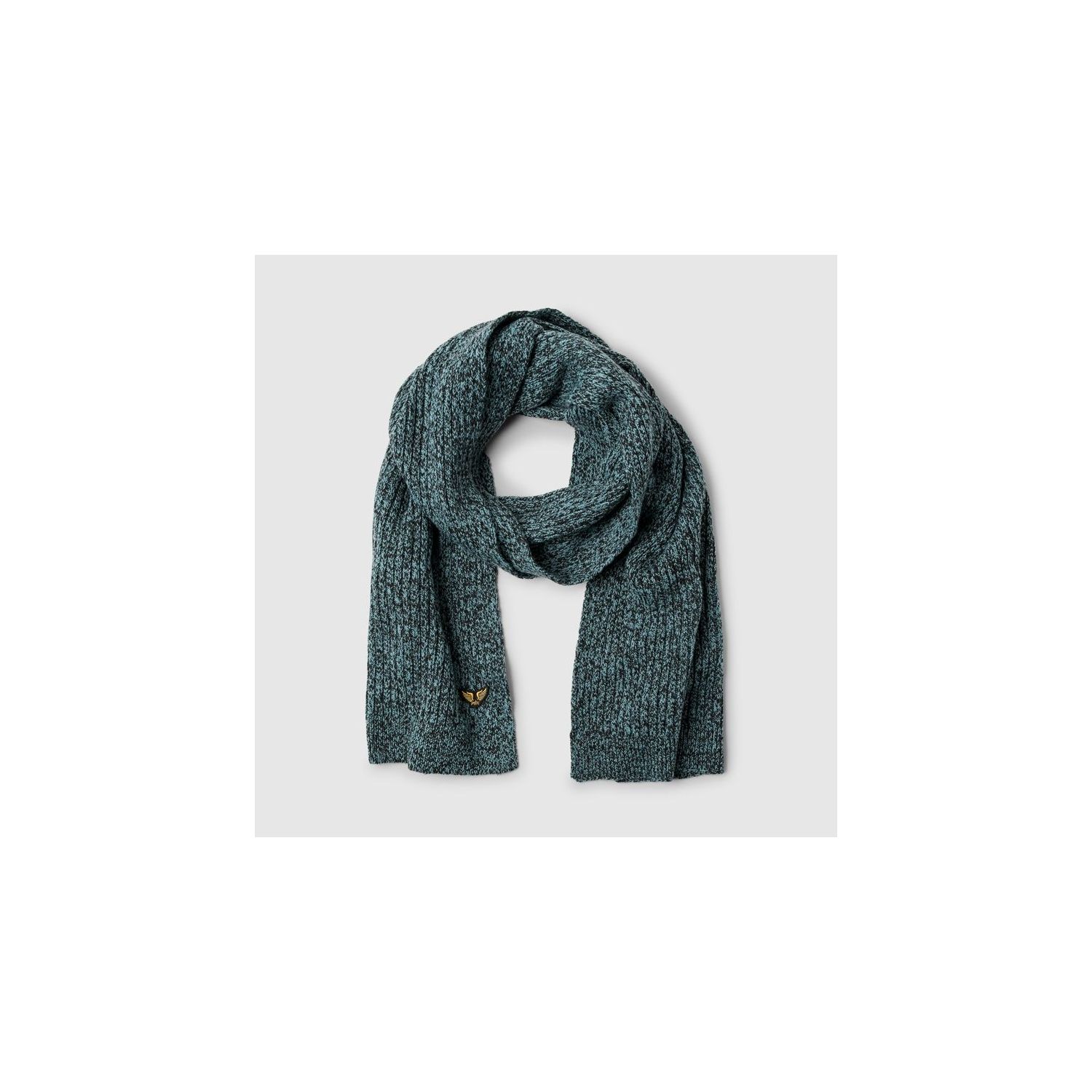 PME Legend scarf wool blend sjaal mineral blue