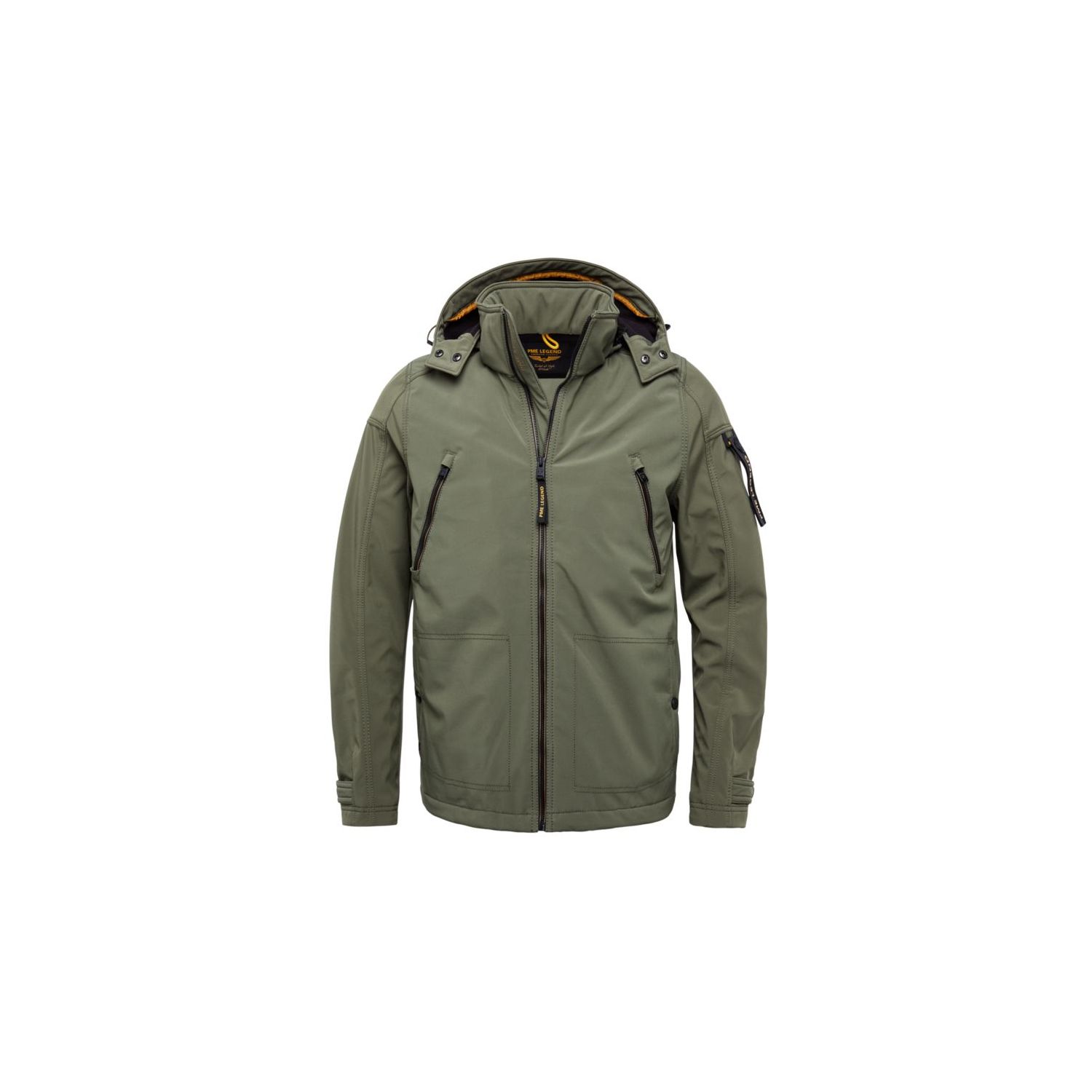 PME Legend semi long jacket soft shell beetle