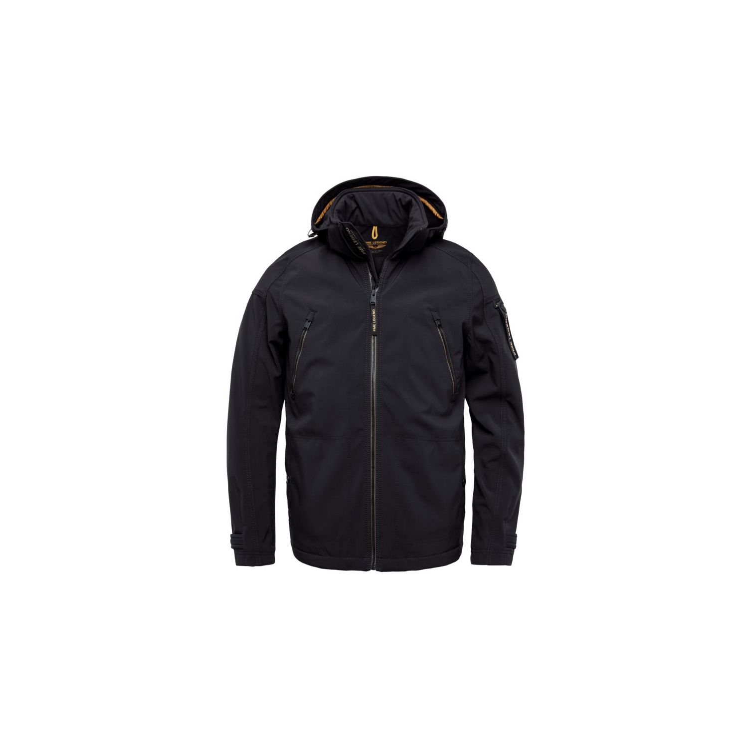 PME Legend semi long jacket soft shell black