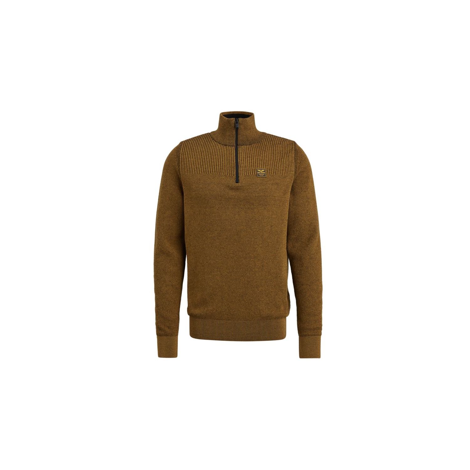 PME legend half zip collar cotton plated c. spice