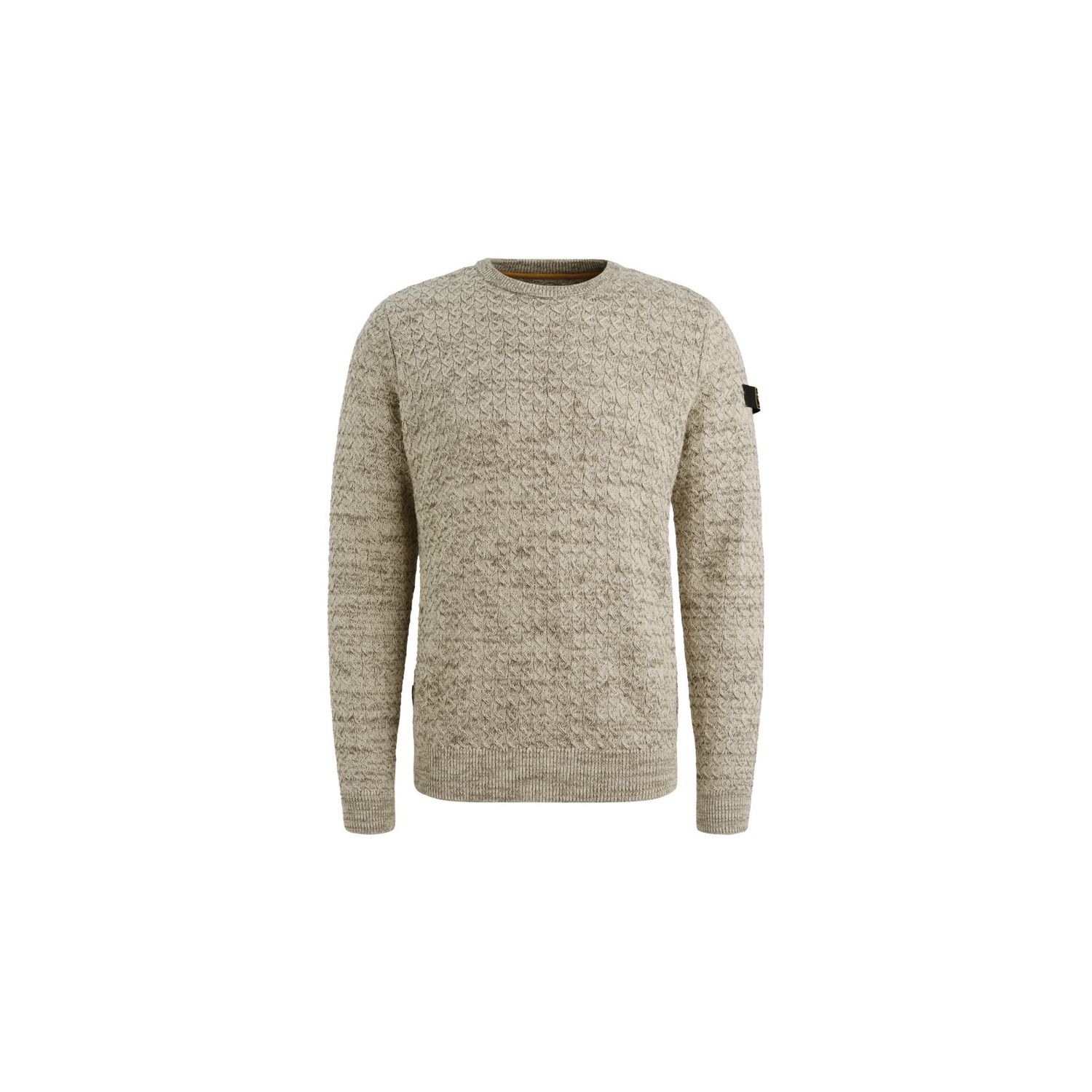 PME-Legend R-neck mouline structure Bone White