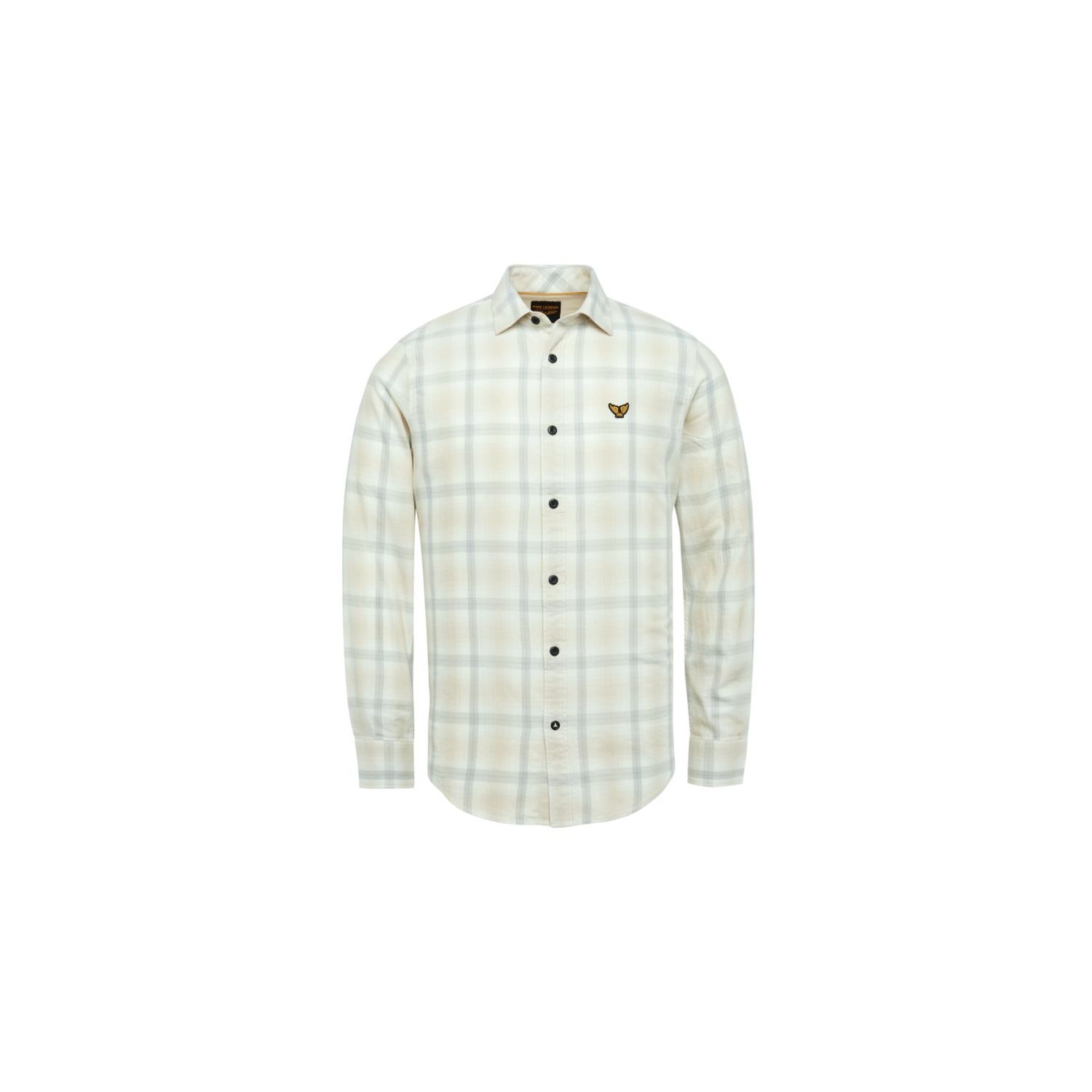 PME Legend shirt yarn dyed twill check ult. gray