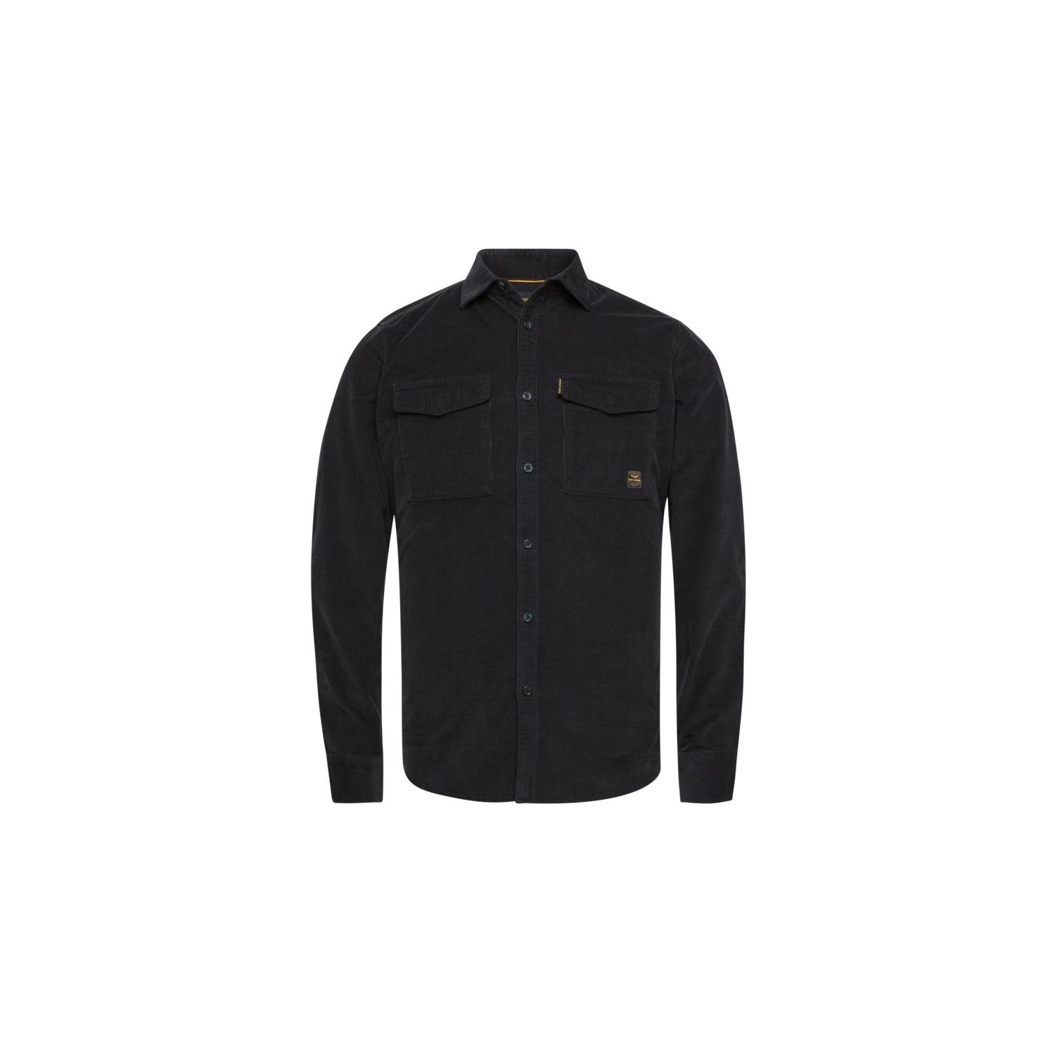 PME Legend shirt fine cotton corduroy black