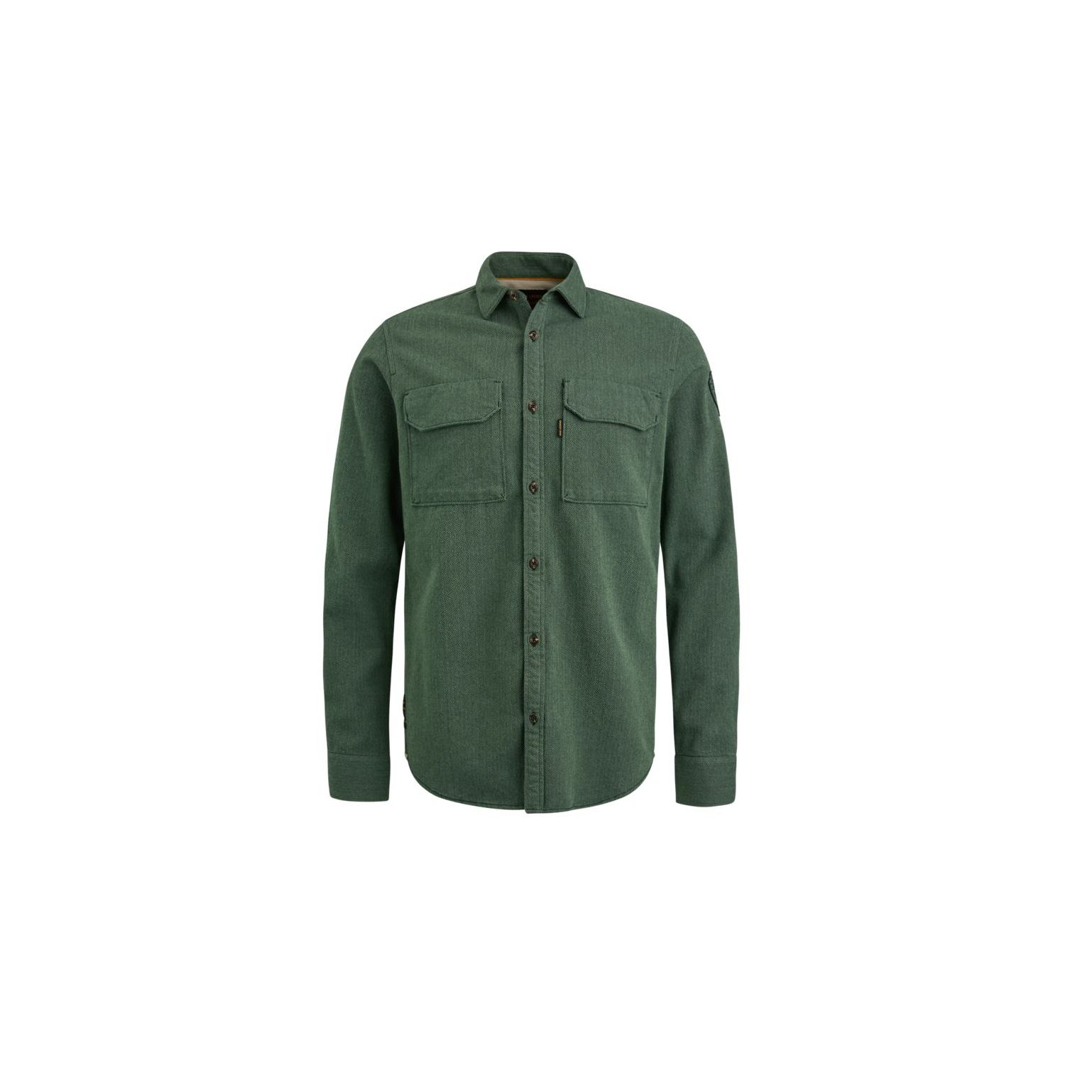 Pme Legend l/s shirt flanel herringbone green