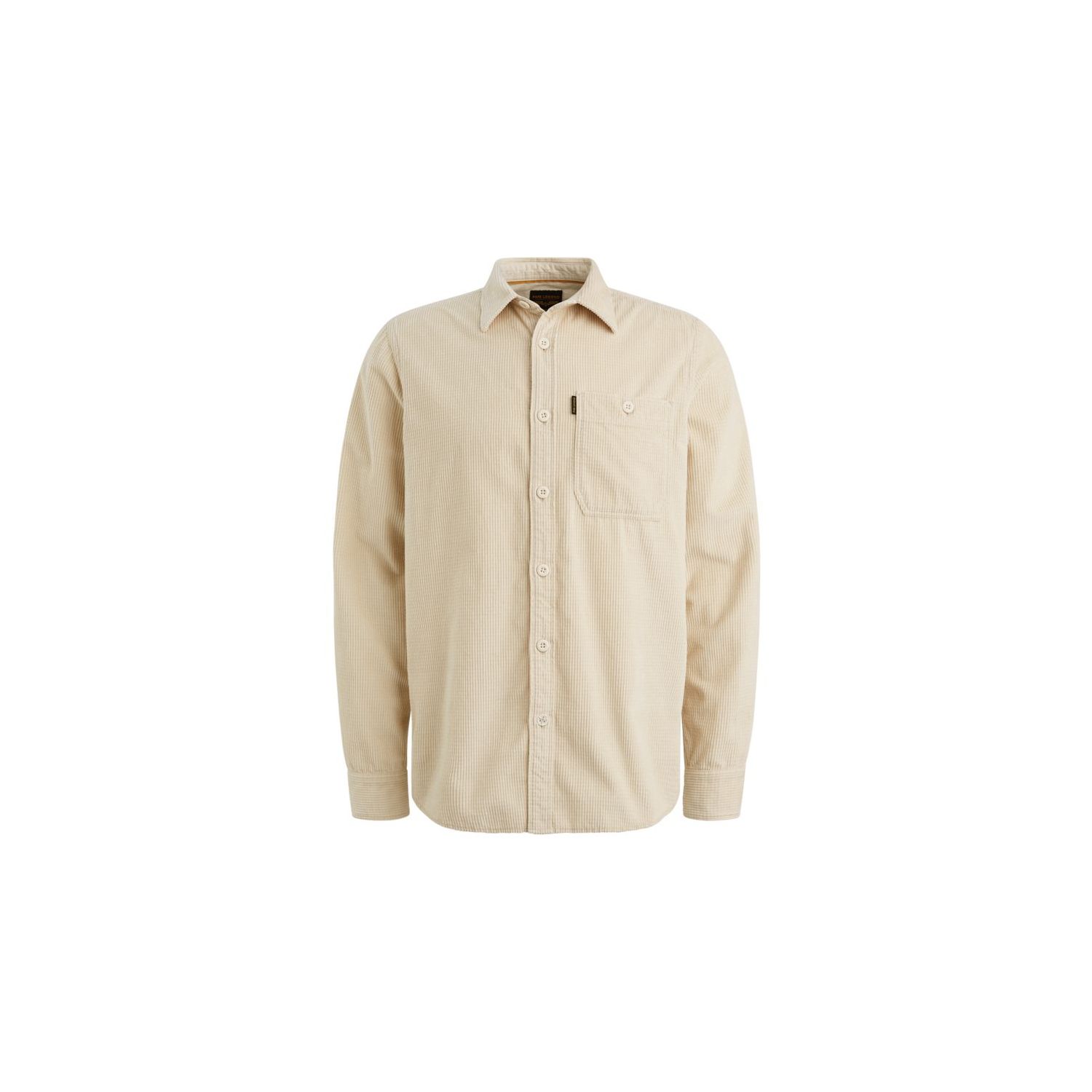 PME-Legend LONG SLEEVE SHIRT Dobby Cord Bone White