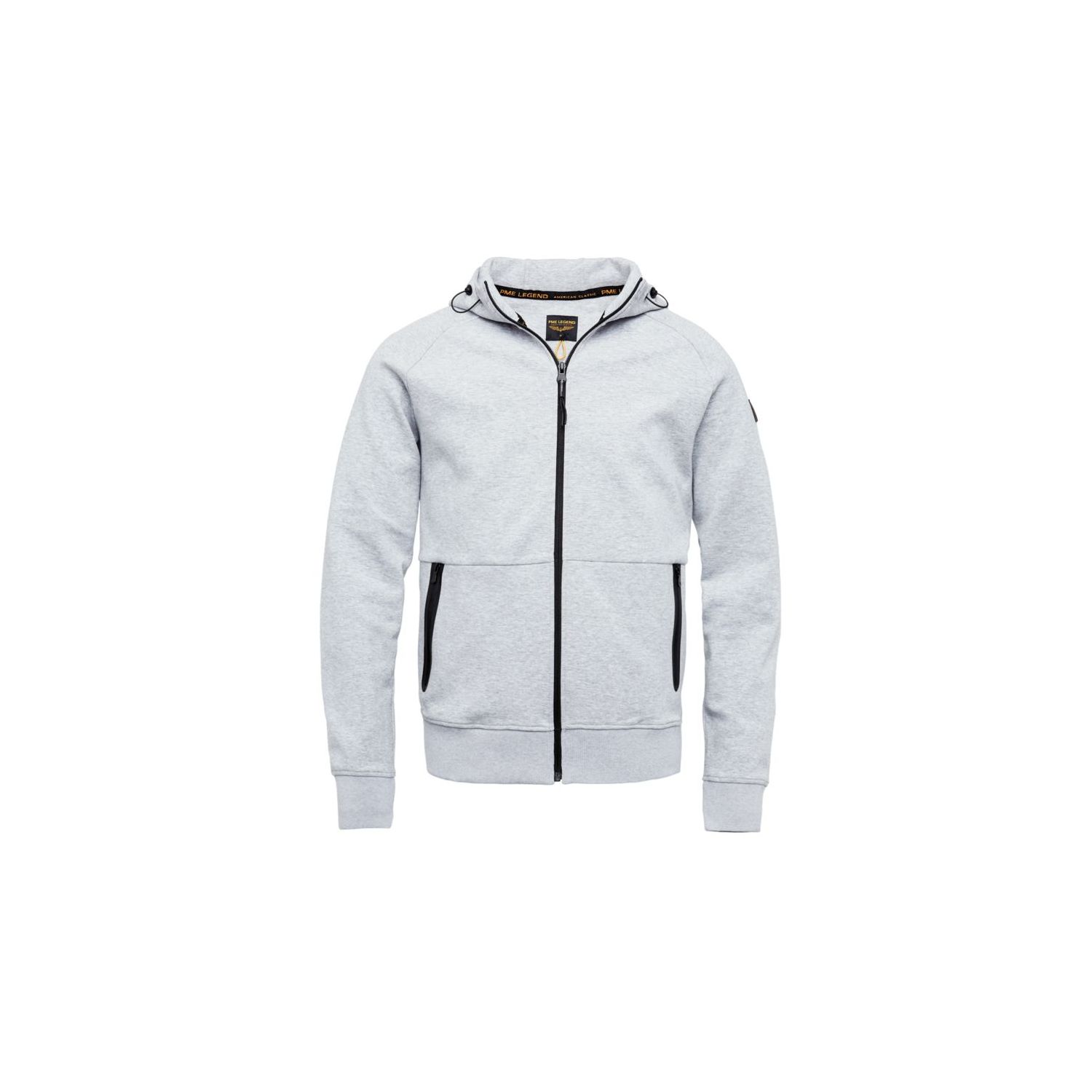 PME Legend zip jacket interlock sweat grey melee