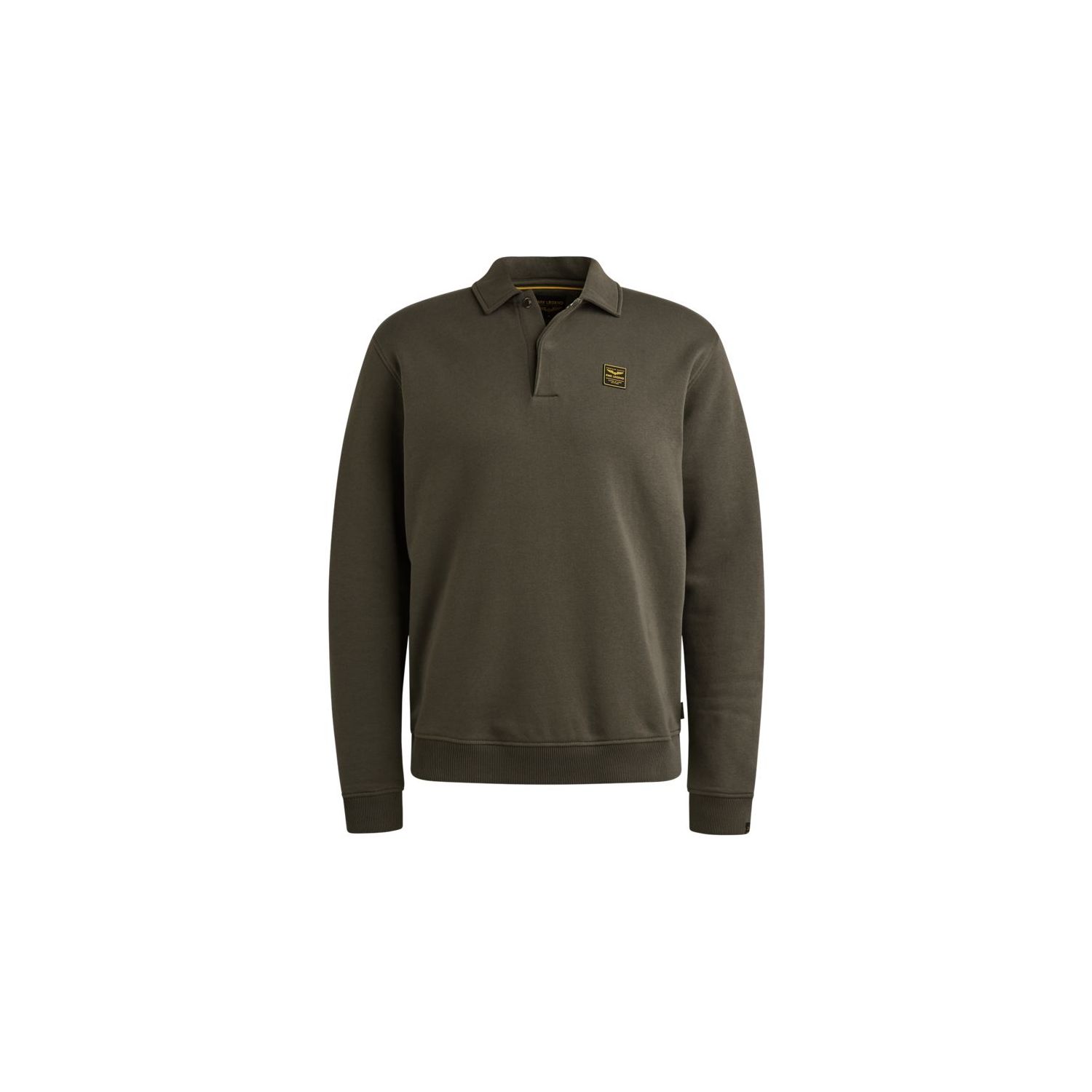 PME-Legend Half button collar 3t cross fleece Belu