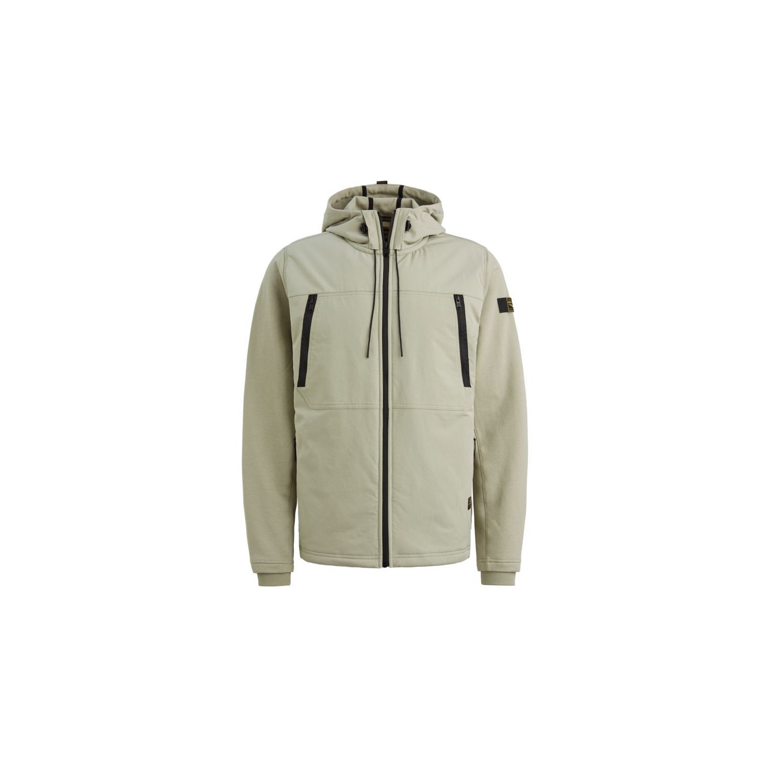 PME-Legend Zip jacket terry nylon mix Desert Sage