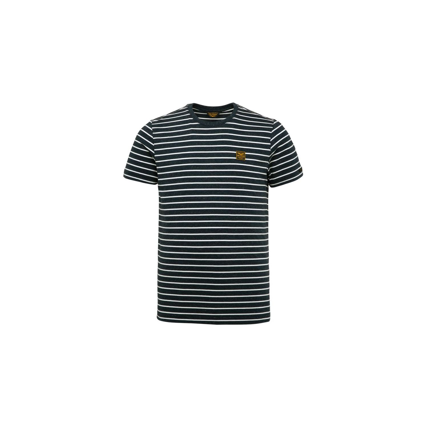 PME Legend s/sleeve r-neck striped jersey salute