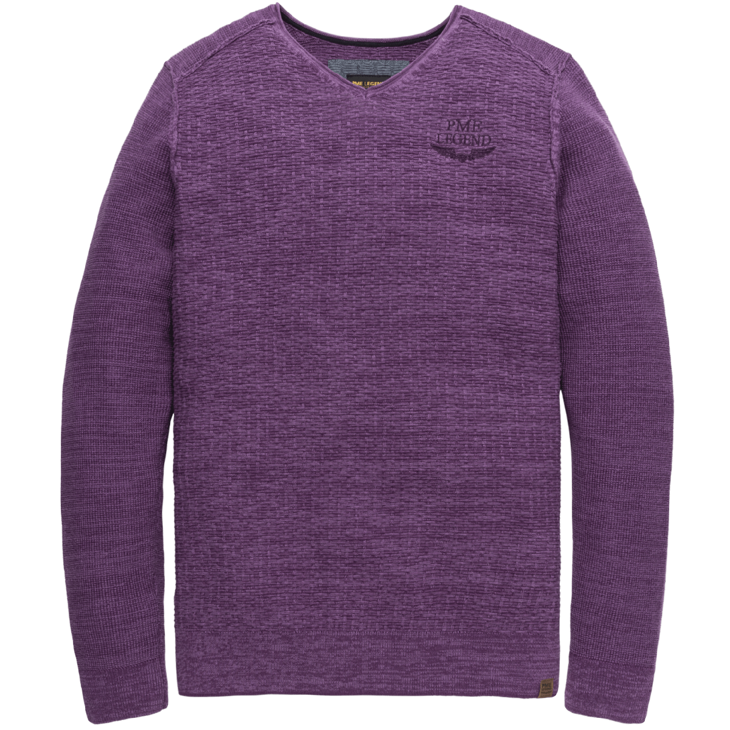 PME Legend v-neck cotton mouline purple passion