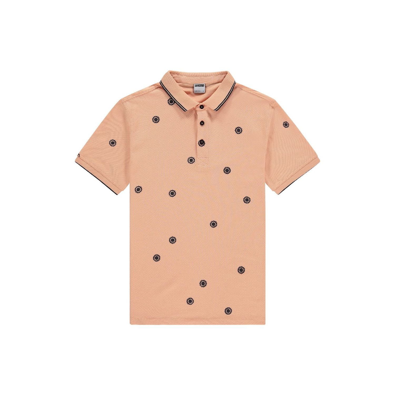 Kultivate polo pink sun peach nougat