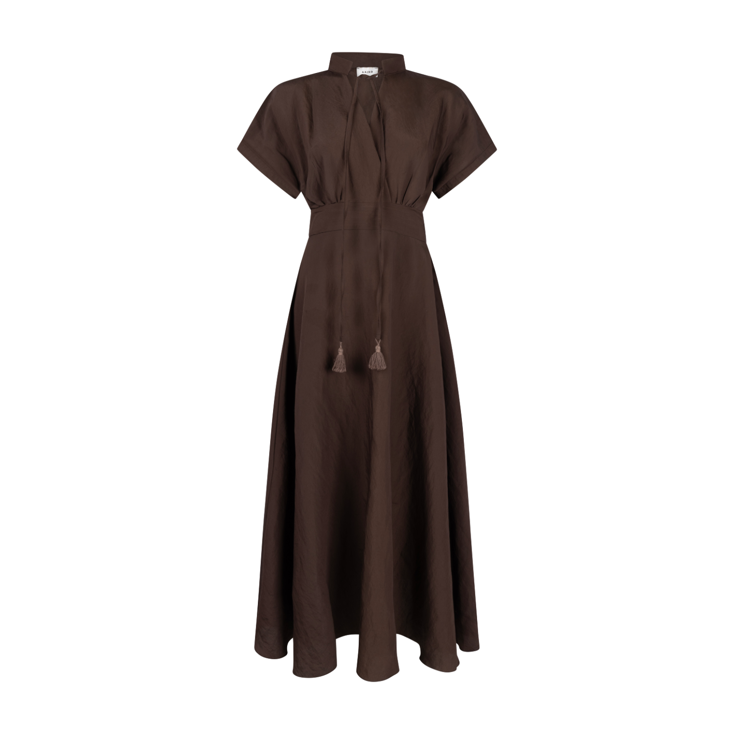 Aaiko Serra mod dress bitter chocolate