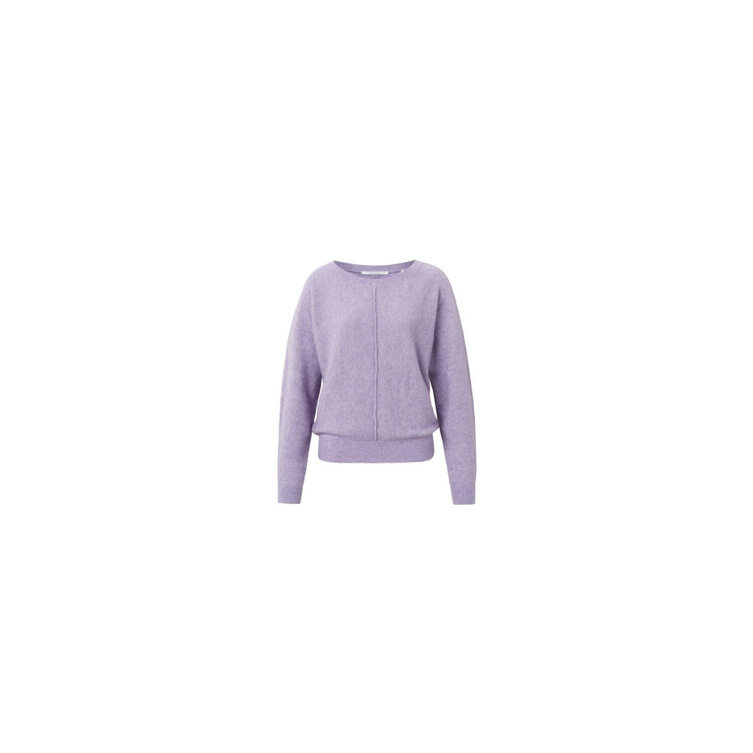 YAYA boatneck sweater ls rose purple