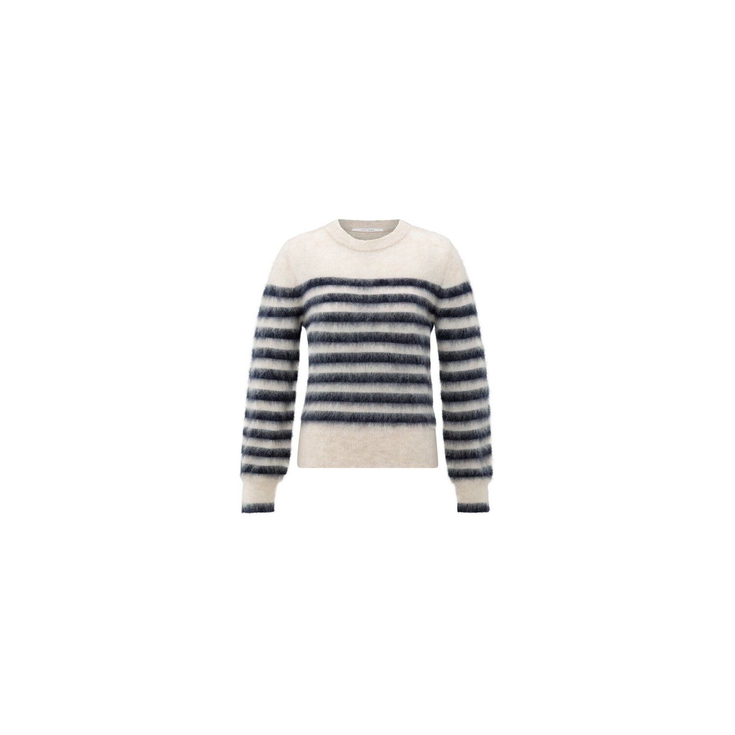 YAYA Gestreepte trui met ronde hals collegiate blu