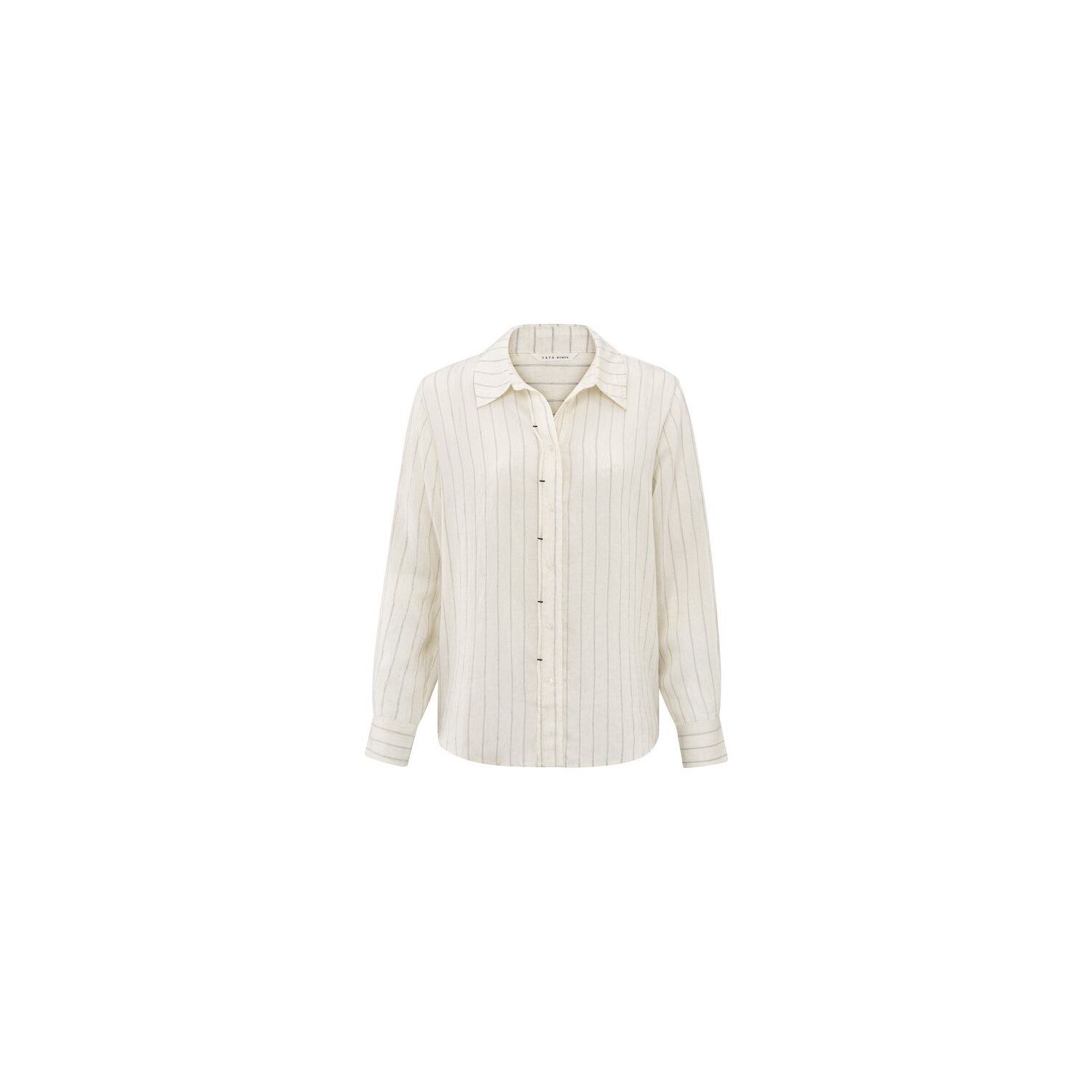 YAYA Striped blouse summer sand dessin