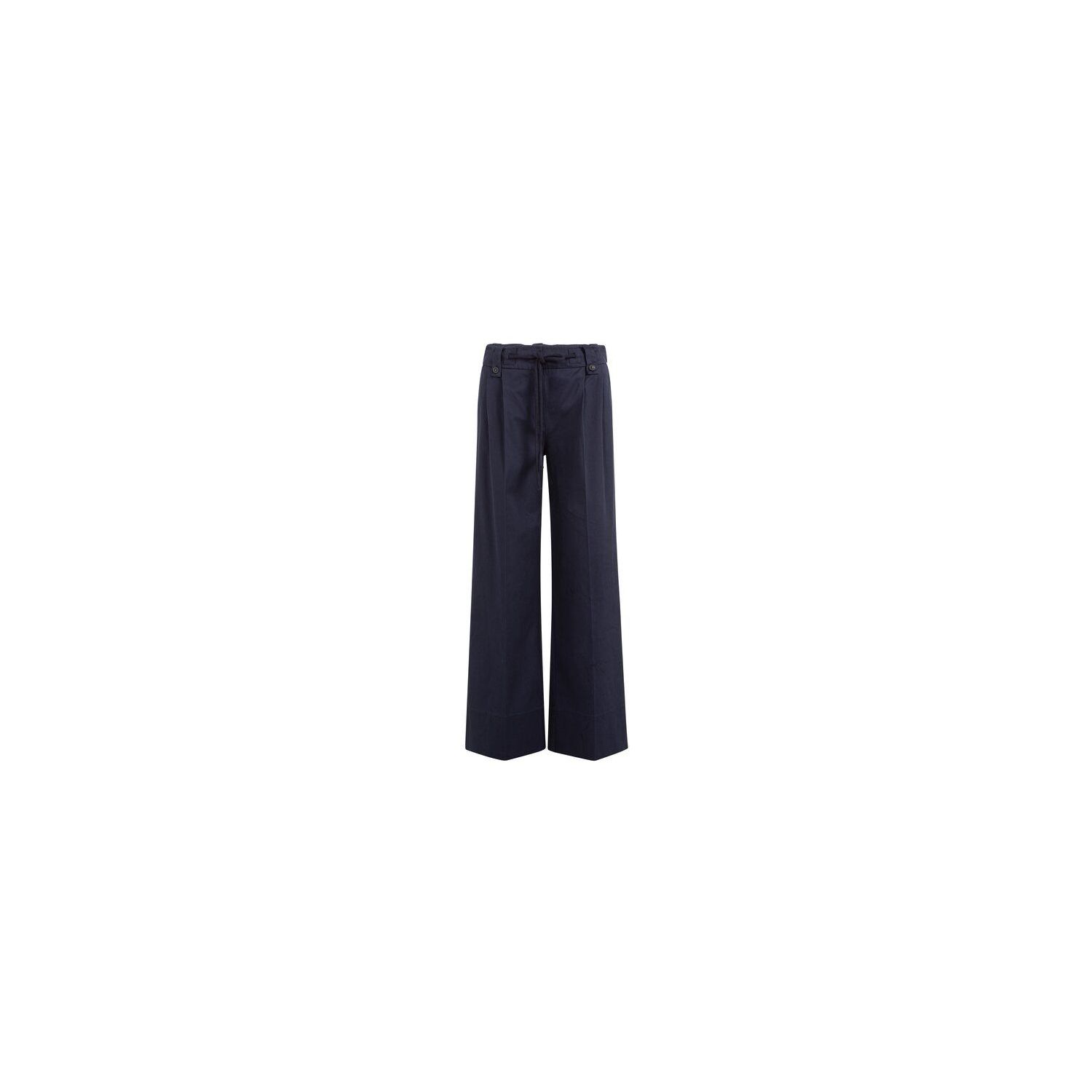 YAYA Geweven broek met strikkoord navy blazer blue