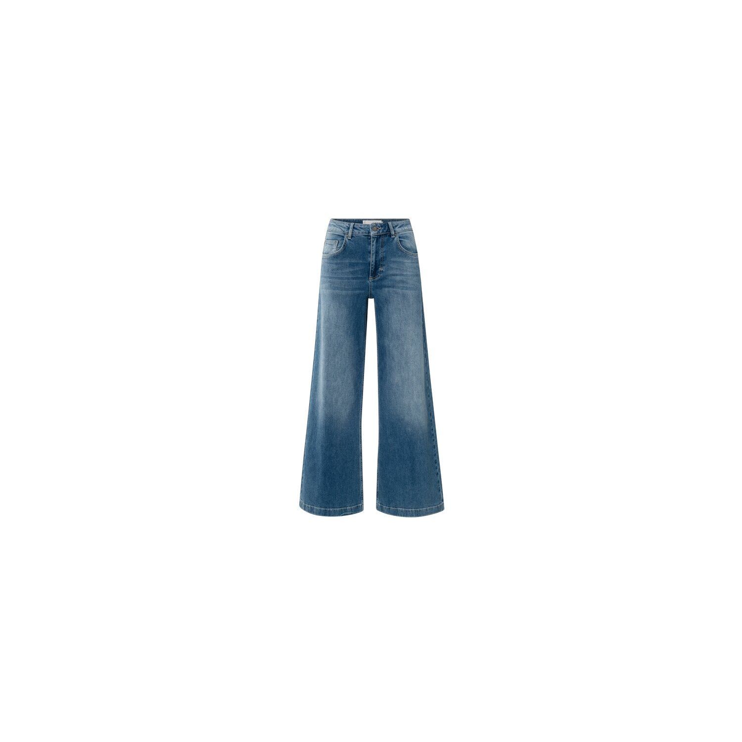 YAYA Jeans met wijde pijpen (L32) blue denim