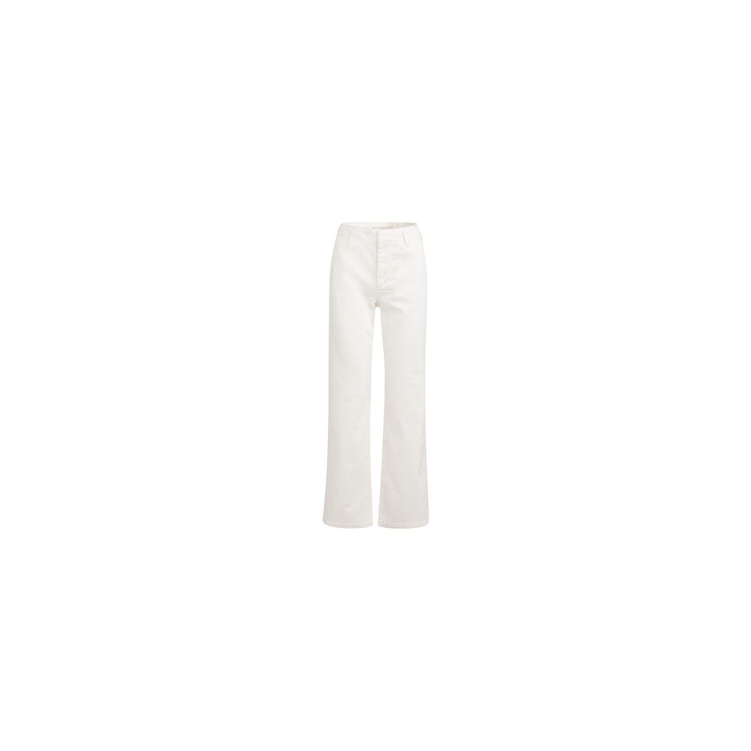 YAYA Chinojeans met paspelzakken off white denim